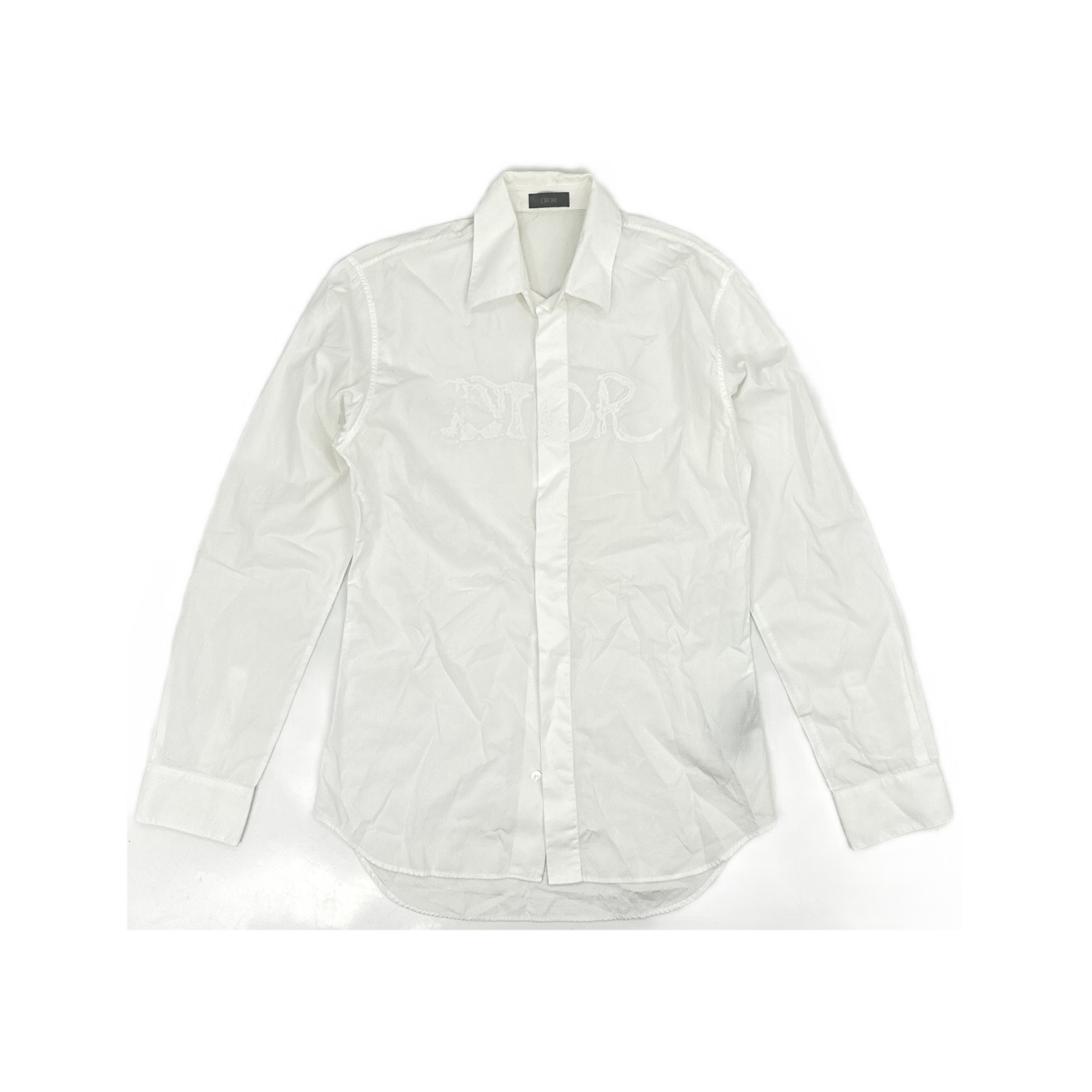 Dior Dior Logo Embroidered Button Up Shirt Size S Size US S / EU 44-46 / 1 - 1 Thumbnail