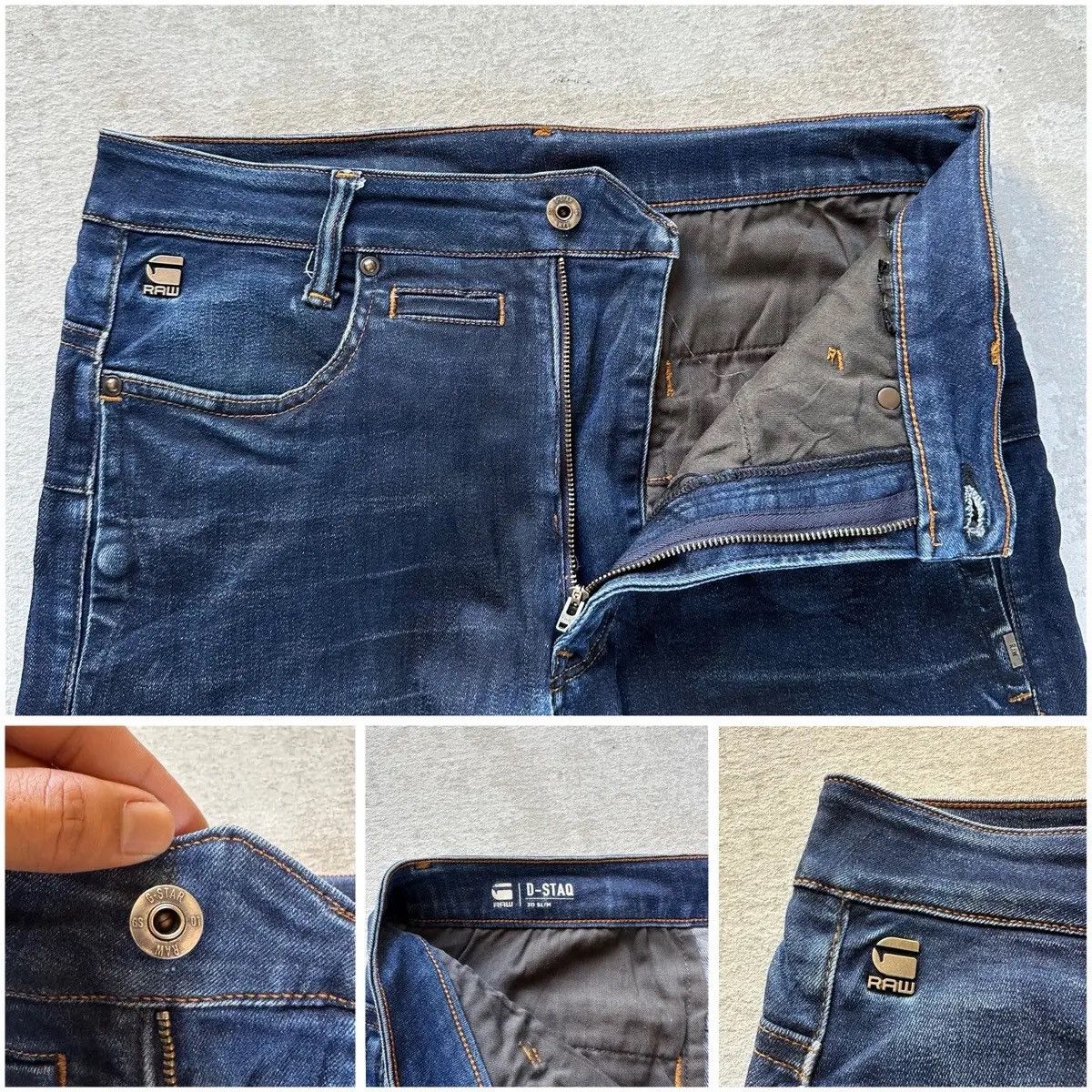 G-Star × Pharrell GRAILS 💥💥 G-STAR RAW DENIM Multi Pocket Slim Fit RARE Pants Size US 33 - 18 Thumbnail