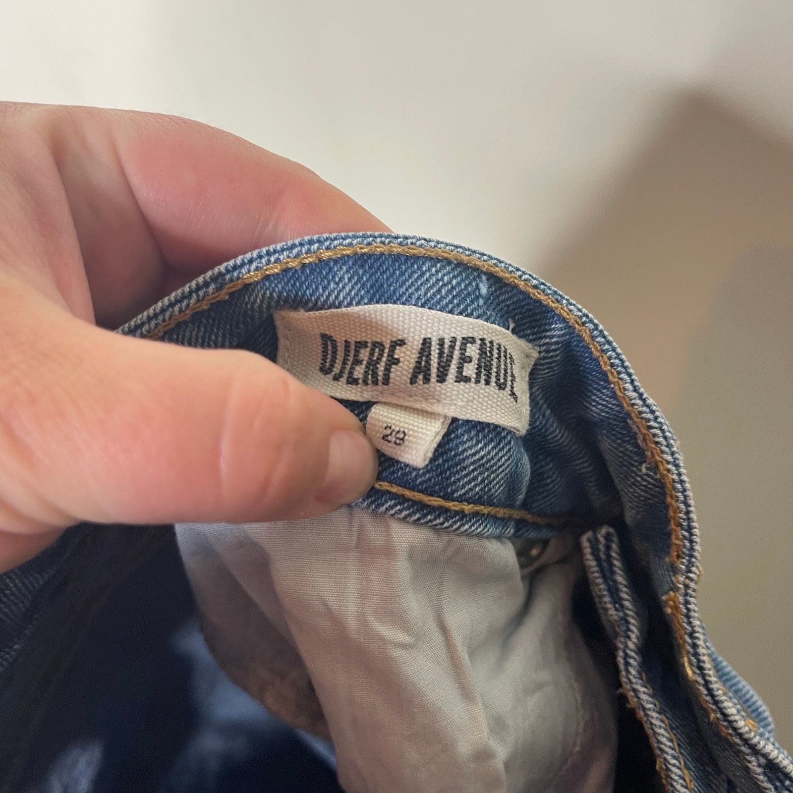 Other Djerf Avenue Relaxed Jeans Dark Blue - Tall size 29 Size 29" - 3 Thumbnail