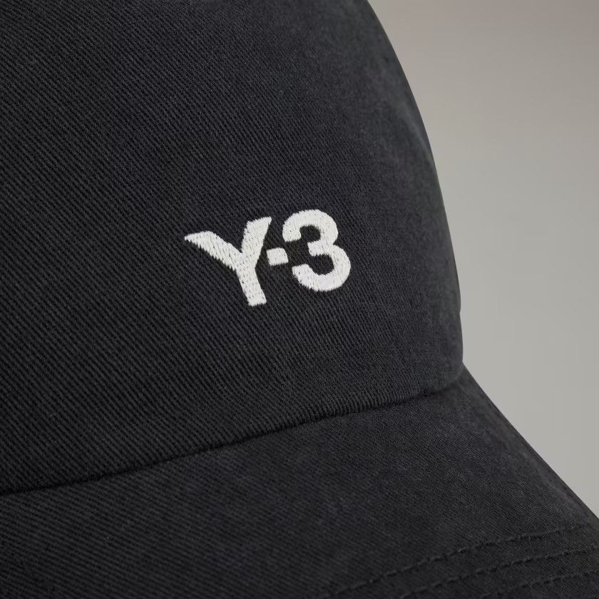 Y-3 × Yohji Yamamoto Y-3 Dad Cap, Black OSFM Size ONE SIZE - 4 Thumbnail