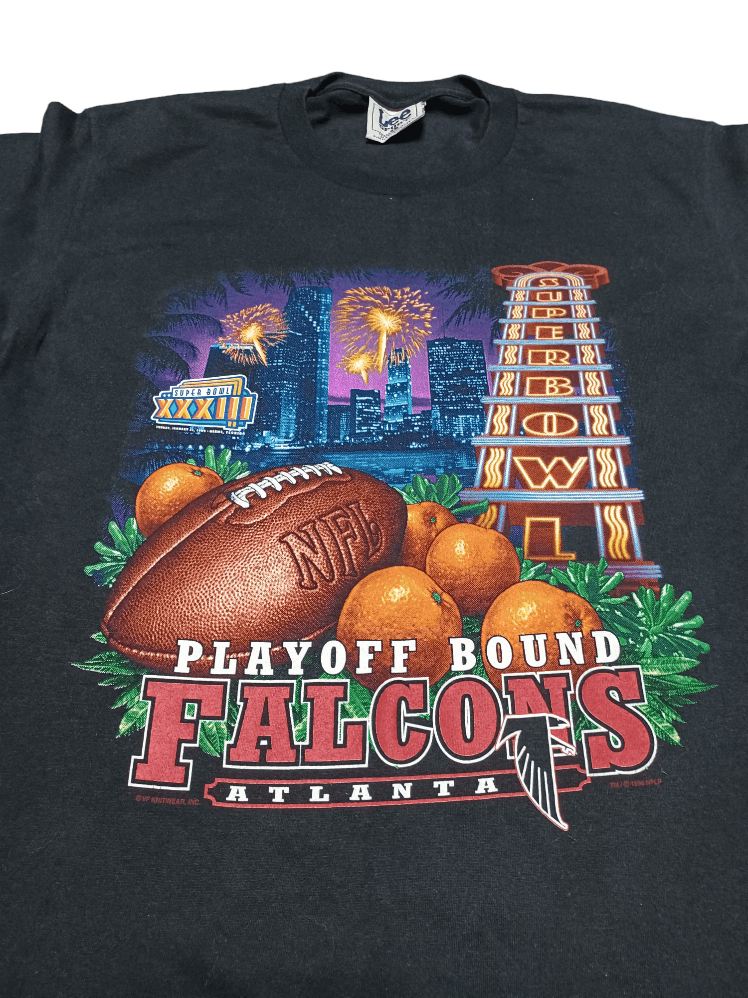 Lee VINTAGE 1999 NFL SUPERBOWL ATLANTA FALCONS ARCHIVAL TEE Size US L / EU 52-54 / 3 - 3 Thumbnail