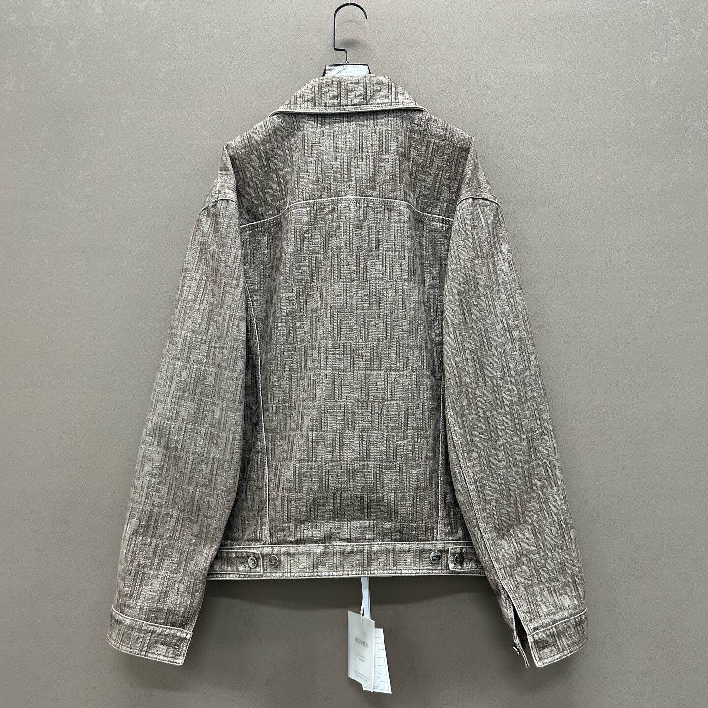 Fendi fendi monogram denim jacket in gray Size US L / EU 52-54 / 3 - 2 Thumbnail
