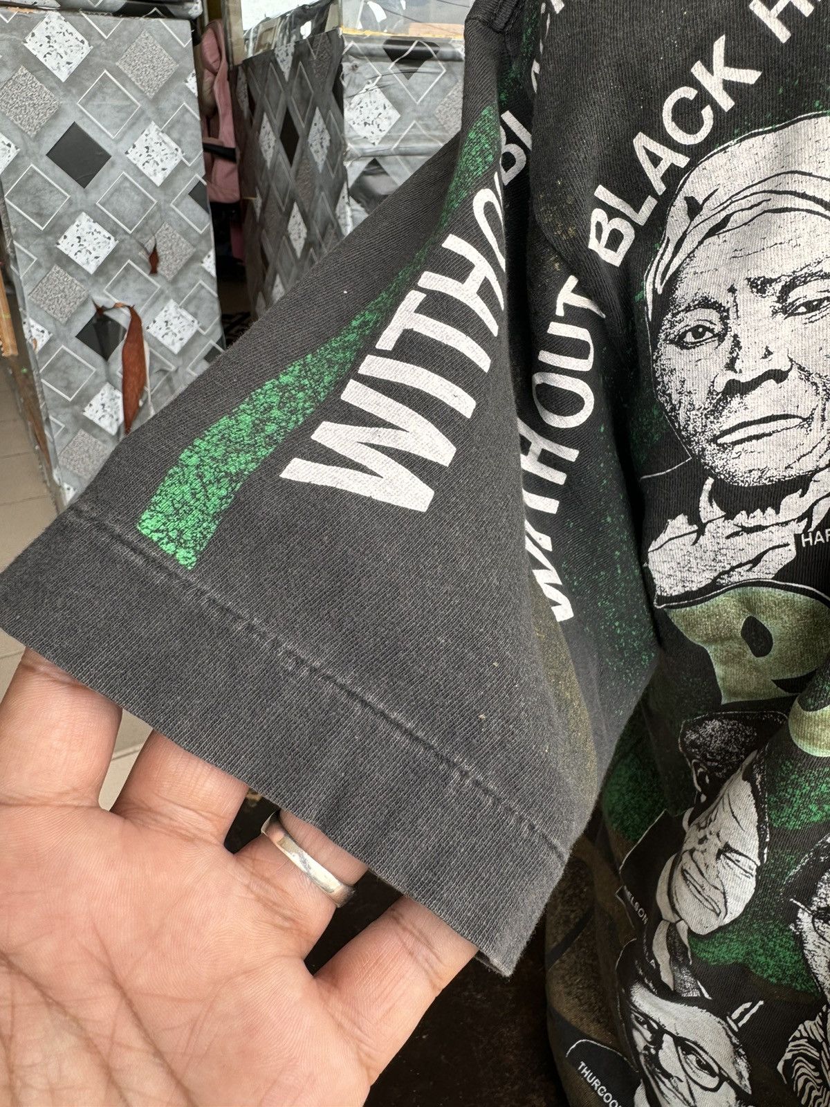Bob Marley × Vintage Positive History Bob Marley Malcolm X Nelson Mandela Vintage Size US L / EU 52-54 / 3 - 6 Thumbnail