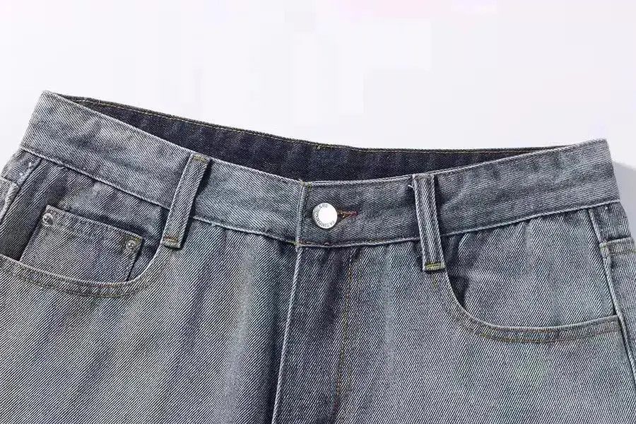 Japanese Brand Loose Dyed Embroidered Jeans Size US 32 / EU 48 - 6 Thumbnail