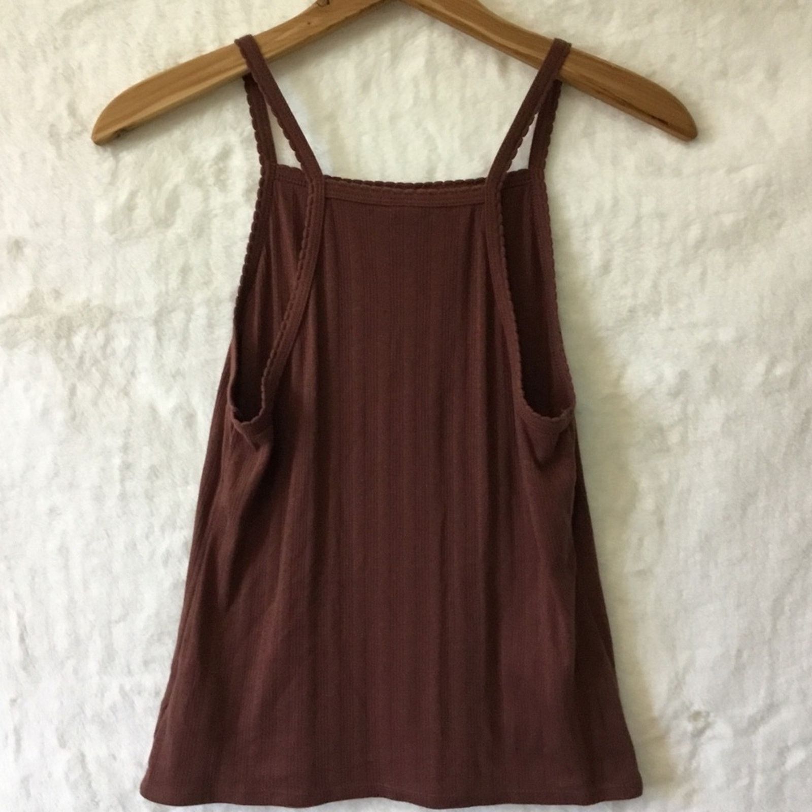 Old Navy Old Navy Brown EyeletTank Top Size M / US 6-8 / IT 42-44 - 7 Thumbnail