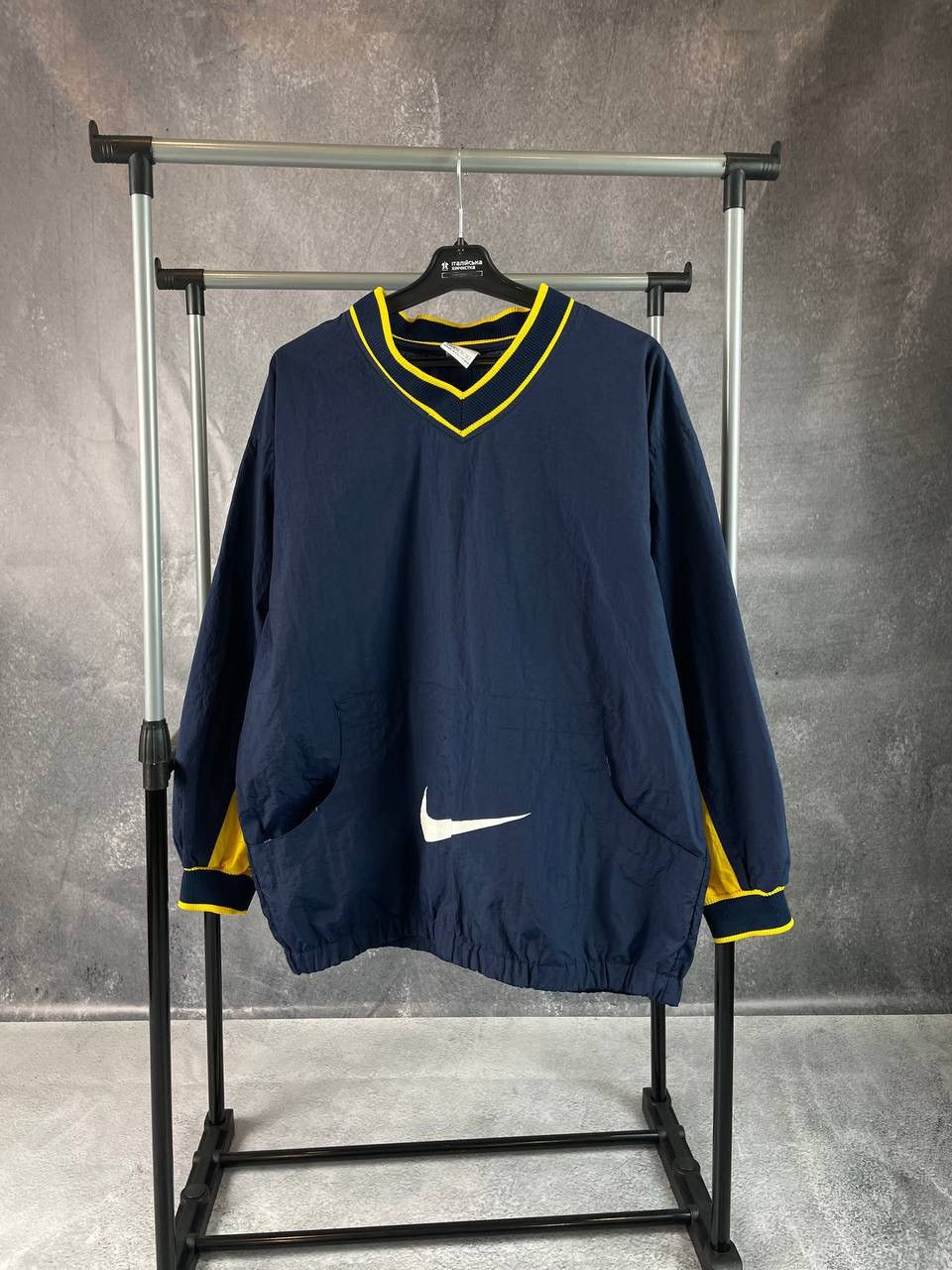 Nike × Vintage Vintage Nike Y2K big logo swoosh sweatshirt Size US XL / EU 56 / 4 - 1 Thumbnail