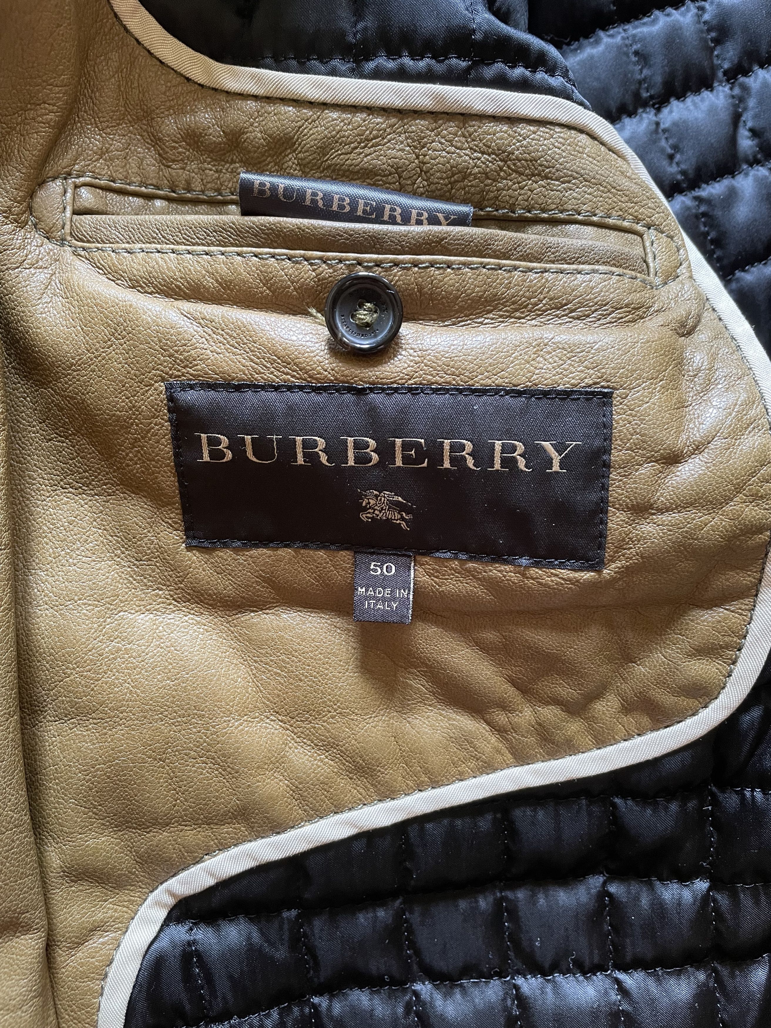 Burberry Burberry Leather Avirex Bomber Jacket Size US L / EU 52-54 / 3 - 7 Thumbnail