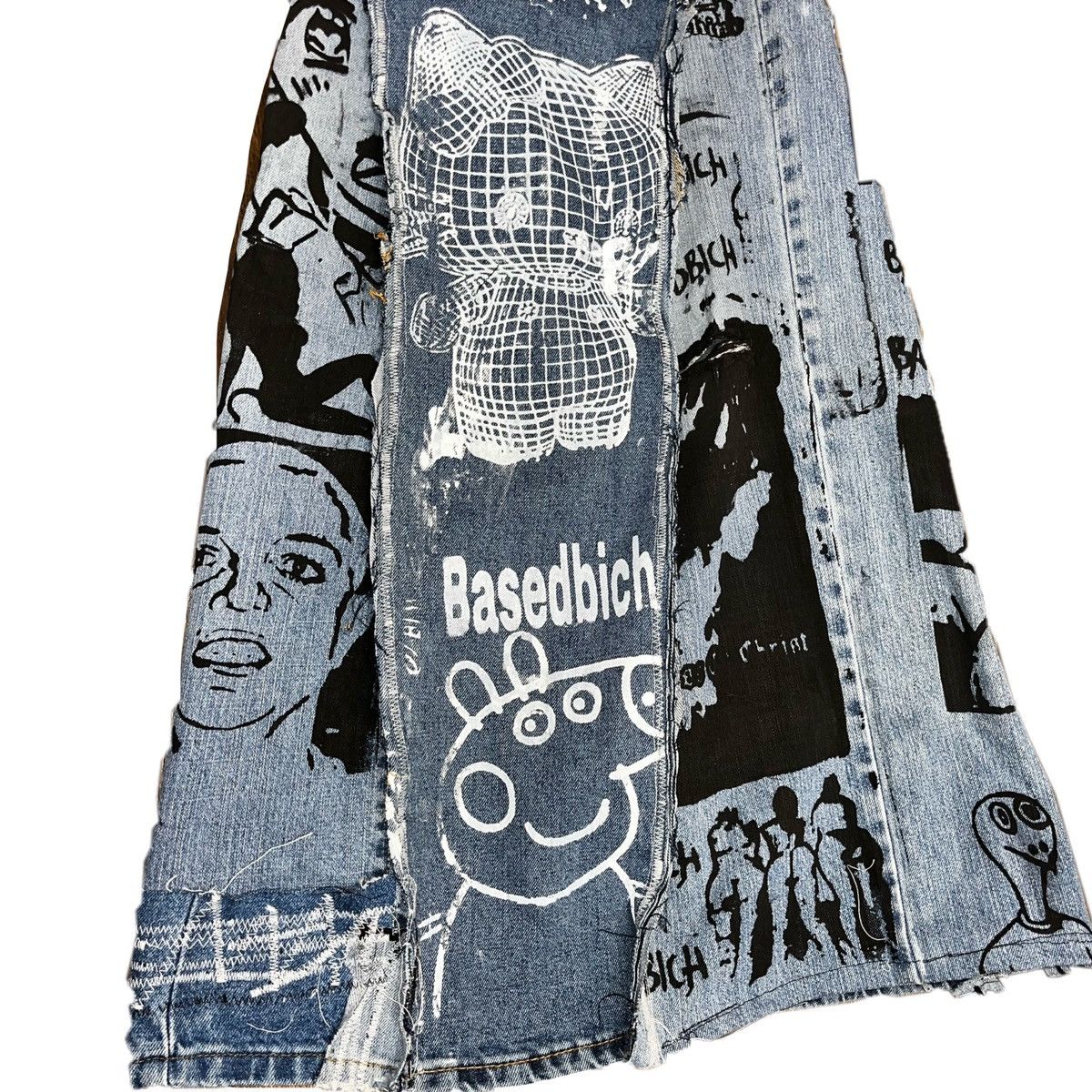 Other Basedbich wide baggy jeans Size US 30 / EU 46 - 4 Thumbnail
