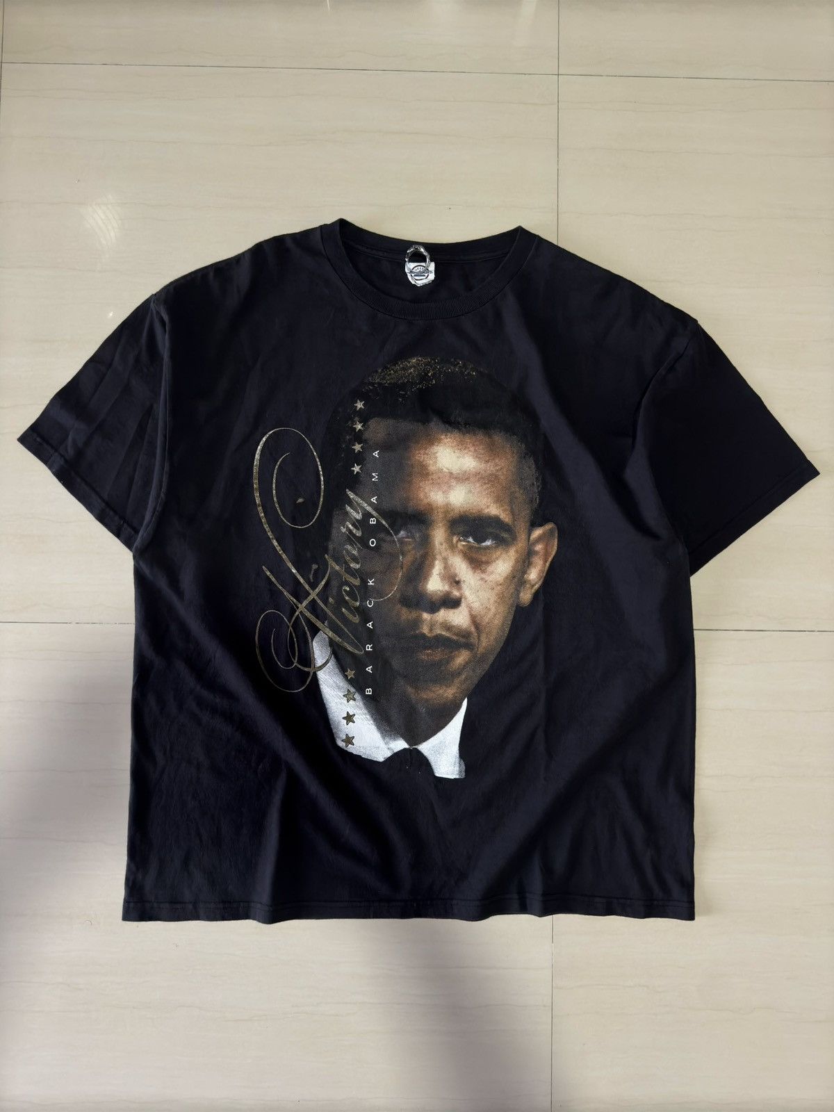 President's 00s Barack Obama Victory Democratic USA 44 Delta Tee T Shirt Size US XL / EU 56 / 4 - 2 Thumbnail