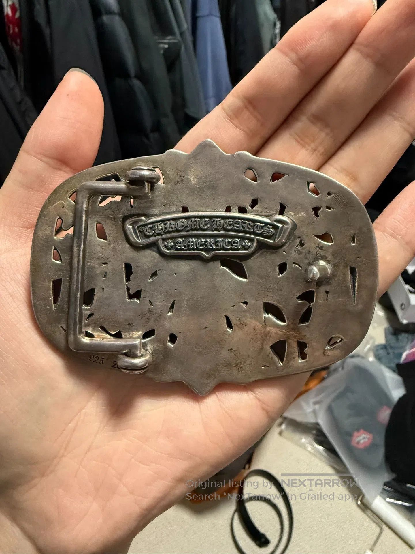 Chrome Hearts Chrome Hearts Tombstone Belt Buckle. Size ONE SIZE - 2 Thumbnail