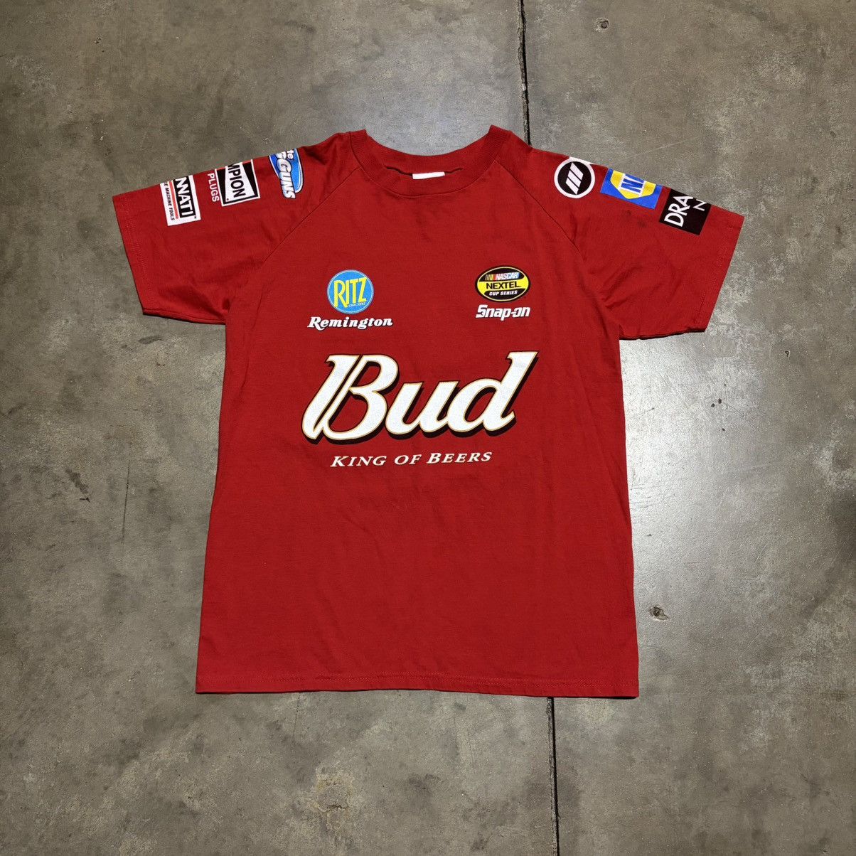 NASCAR Vintage Dale Earnhardt NASCAR T Shirt Bud Racing Graphic Y2K Size US L / EU 52-54 / 3 - 1 Thumbnail