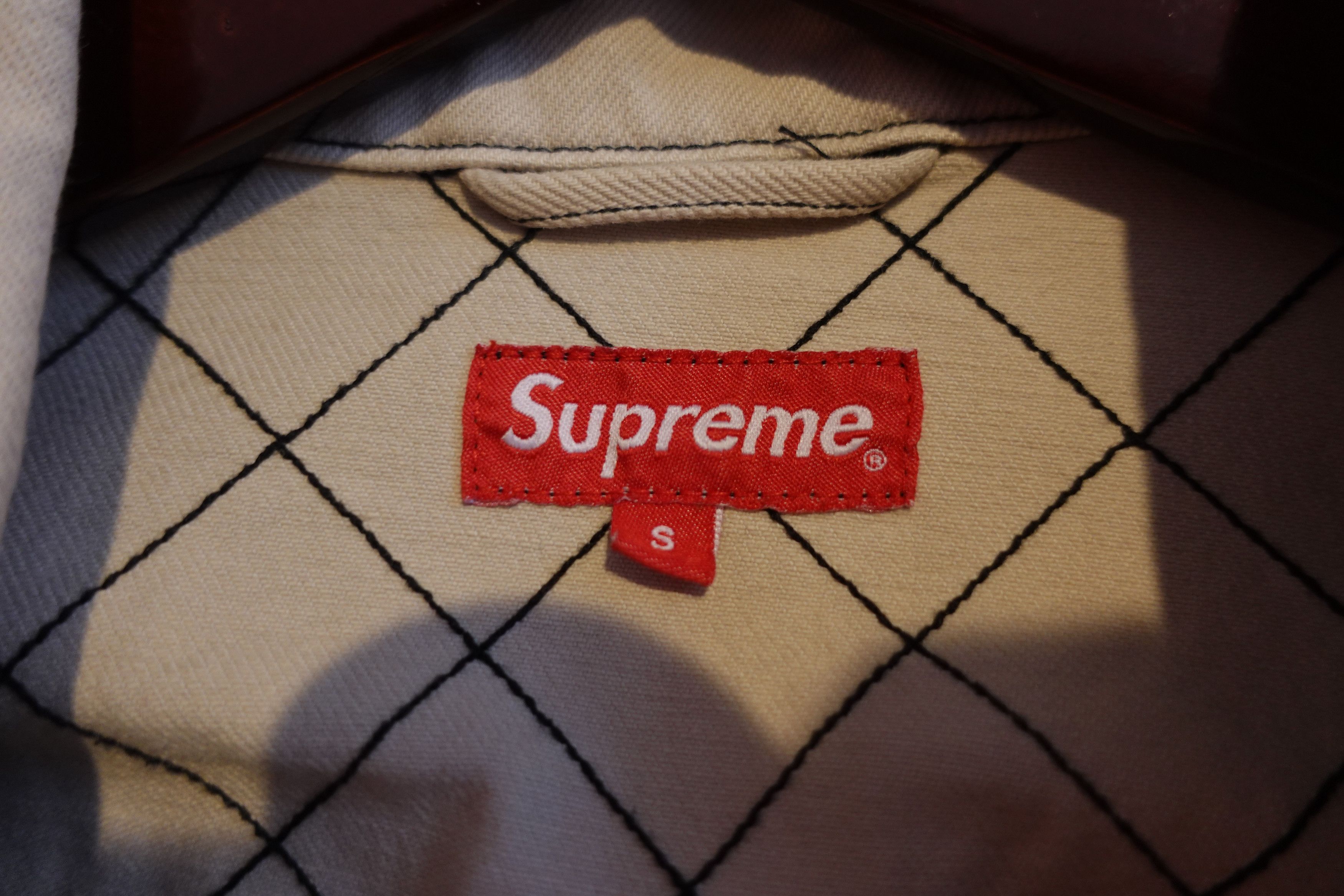 Supreme Supreme Diamond Stitch Denim Chore Coat Size US S / EU 44-46 / 1 - 8 Thumbnail