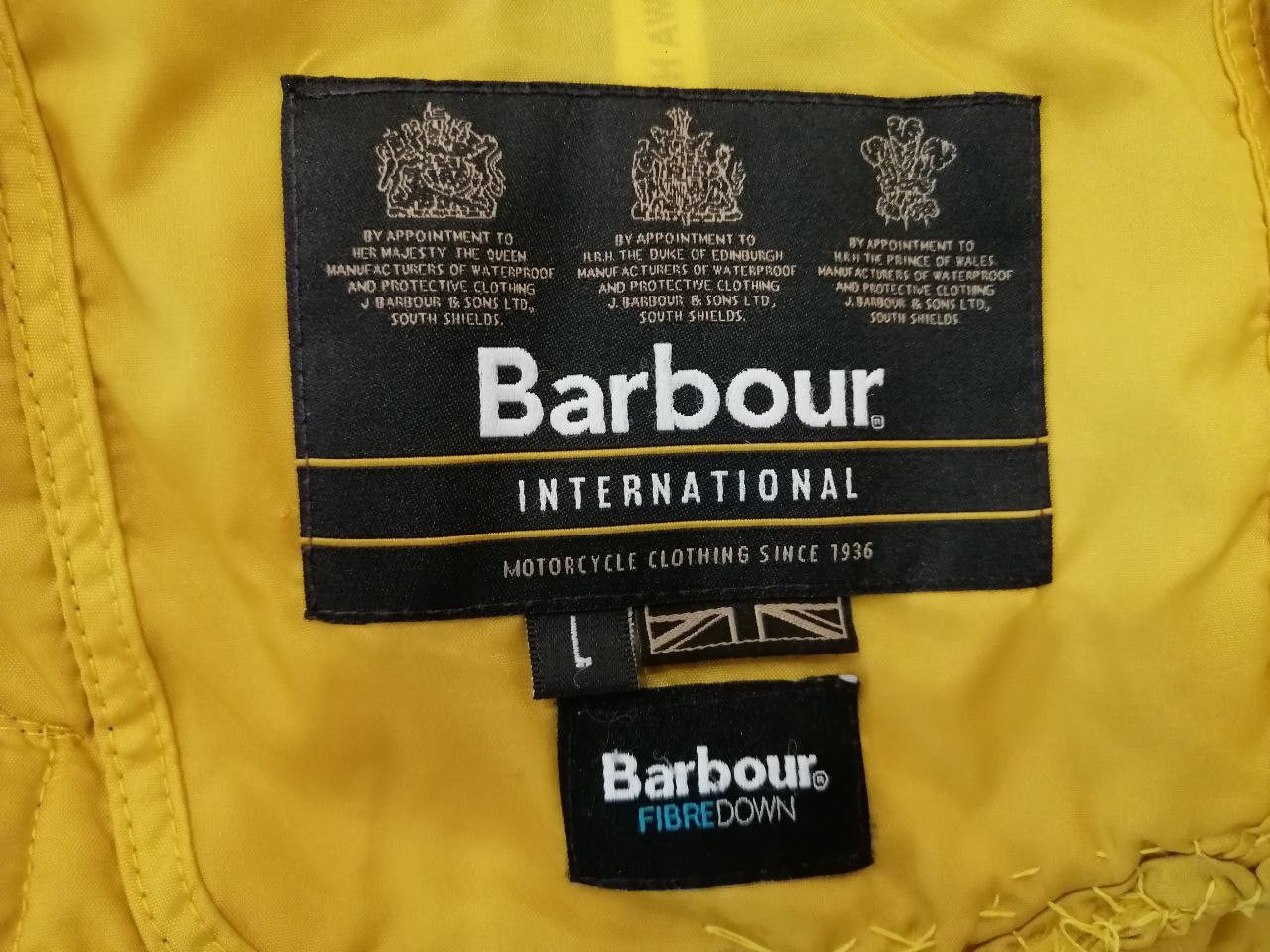 Barbour Barbour International Impeller Puffer Fibre Down Jacket Size US L / EU 52-54 / 3 - 6 Thumbnail