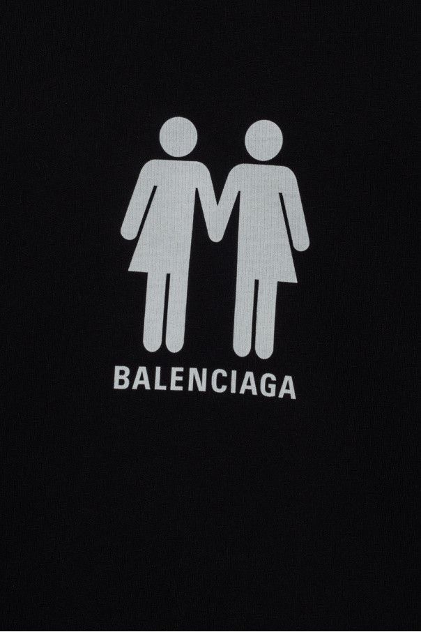 Balenciaga o1mt1gz1224 Pride 22 Hoodie Boxy Fit in Black Size US S / EU 44-46 / 1 - 5 Thumbnail
