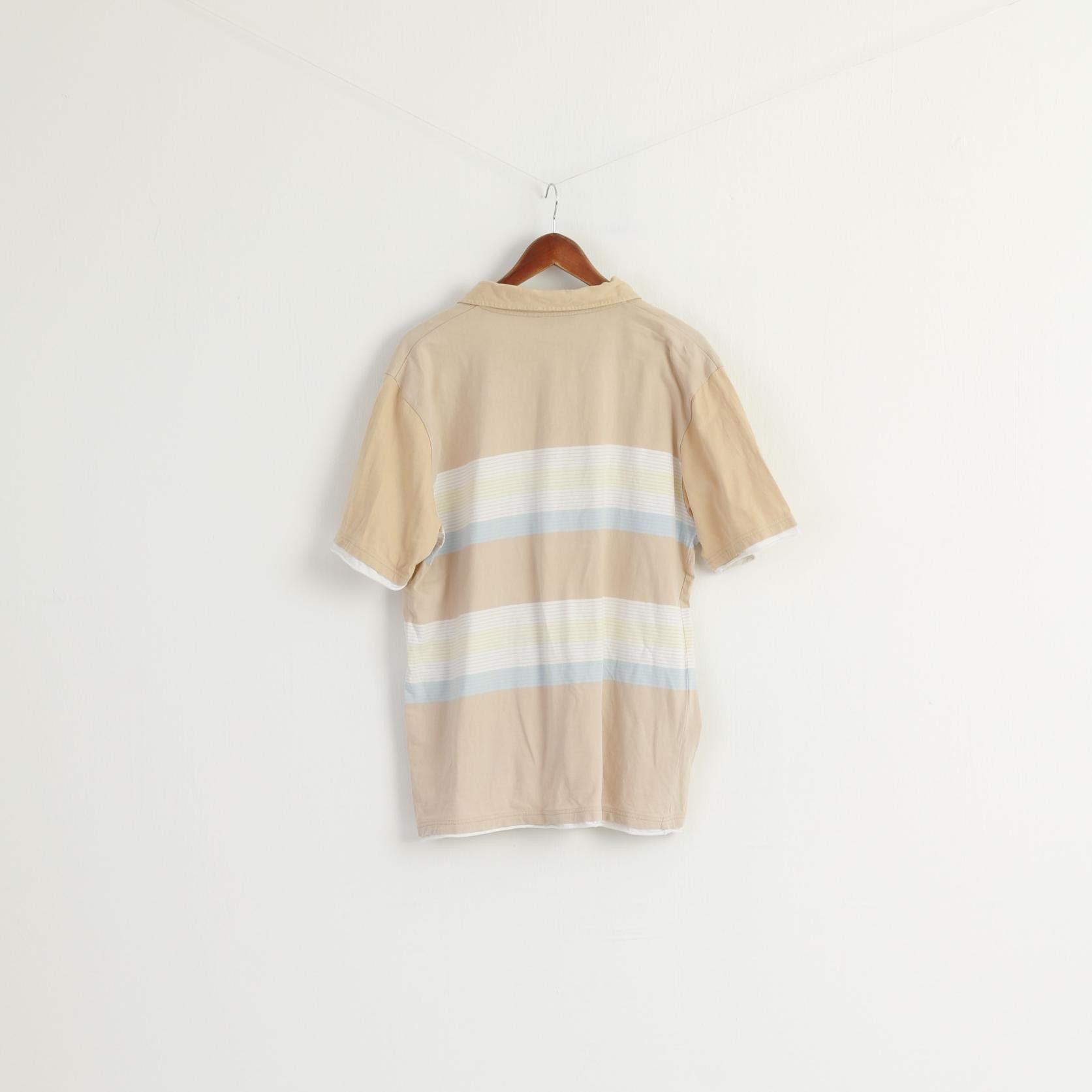 Vintage × Yves Saint Laurent Yves Saint Laurent Men XXL Polo Shirt Beige Cotton 2800 Size US XXL / EU 58 / 5 - 6 Thumbnail