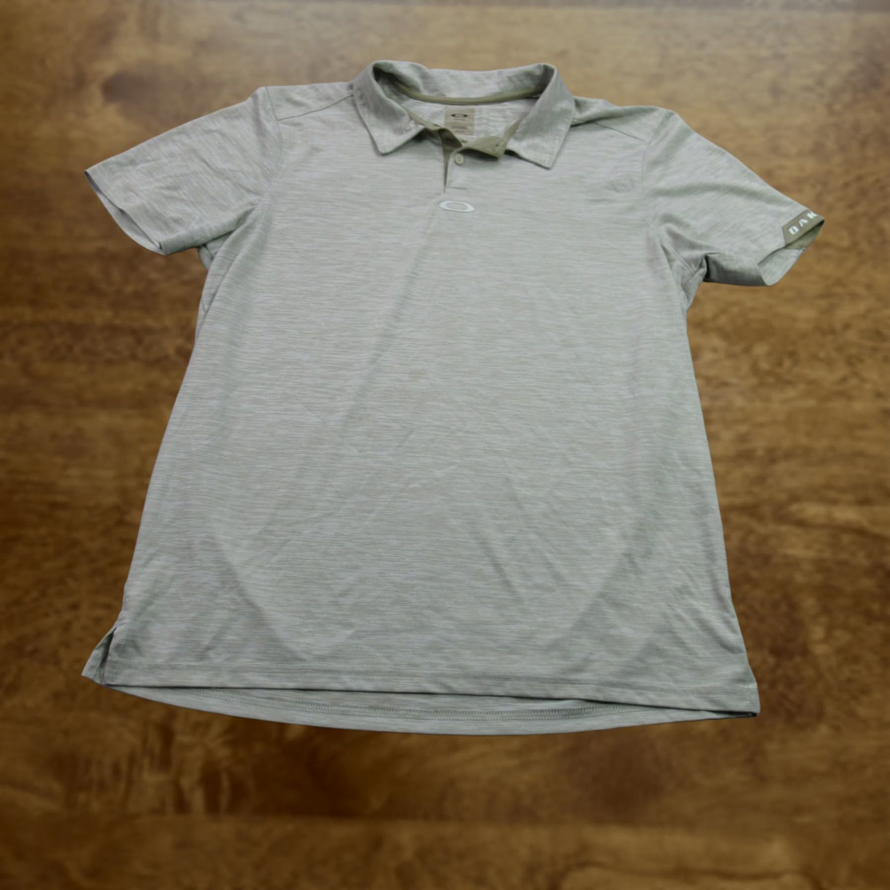 Oakley Oakley Polo Shirt Mens Large Beige Golfing Short Sleeve Lightweight Casual Size US L / EU 52-54 / 3 - 1 Thumbnail