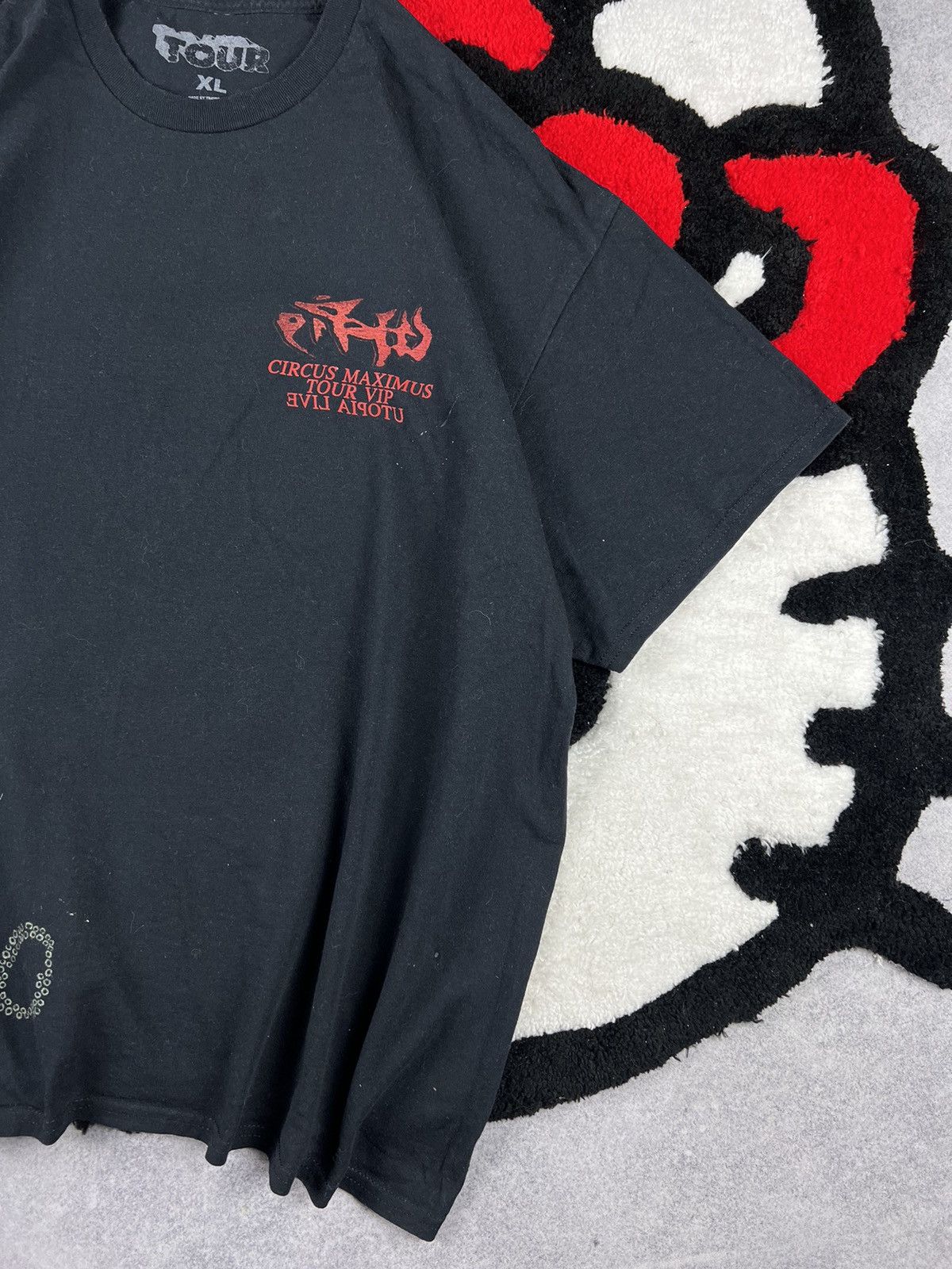 Travis Scott Travis Scott Circus Maximus Europe VIP Tour 24 Band Y2K Tee Size US XL / EU 56 / 4 - 3 Thumbnail