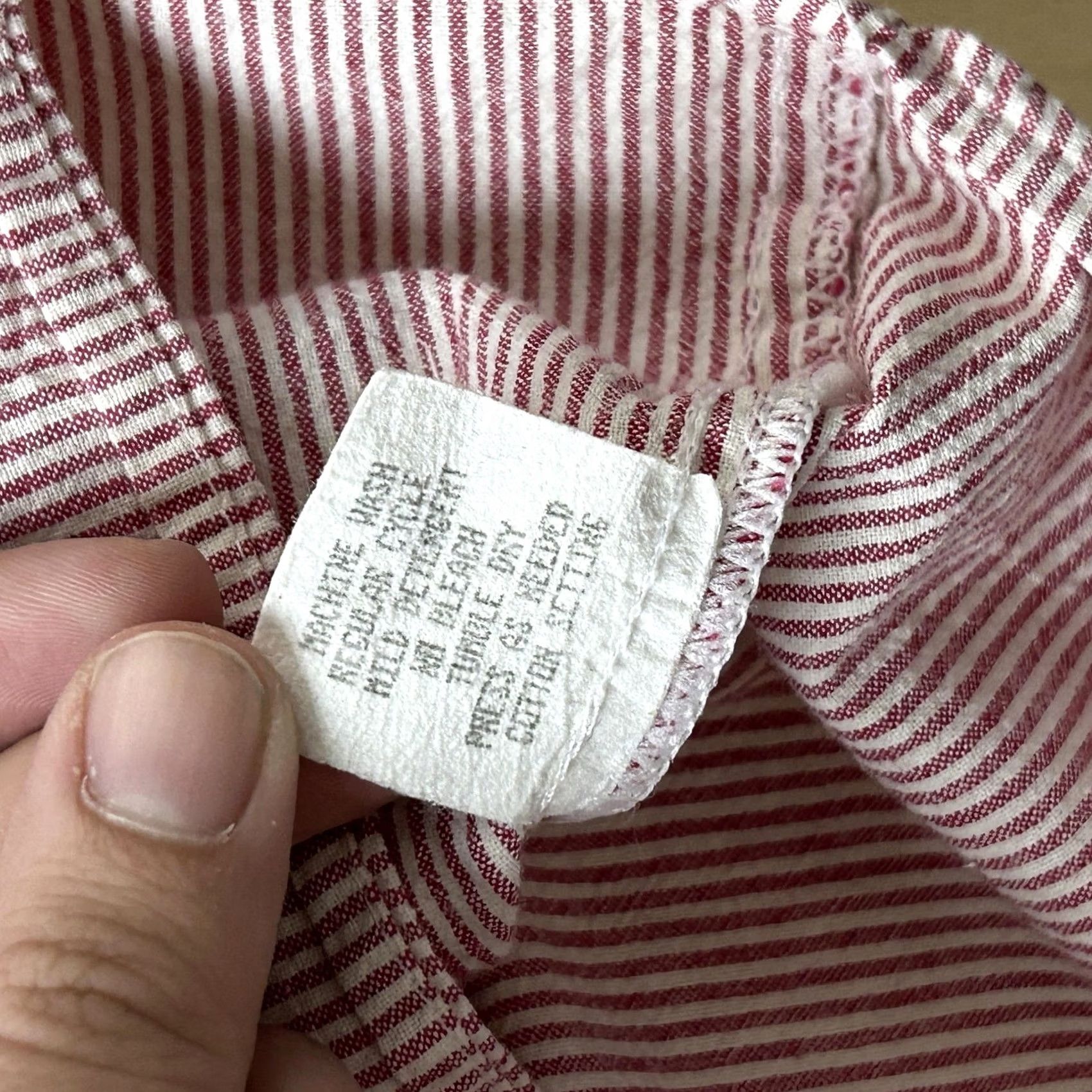 Vintage VINTAGE The Lazy LS Brand Shirt Mens Large Red Stripe Long Sleeve Henley Cotton Size US L / EU 52-54 / 3 - 4 Thumbnail
