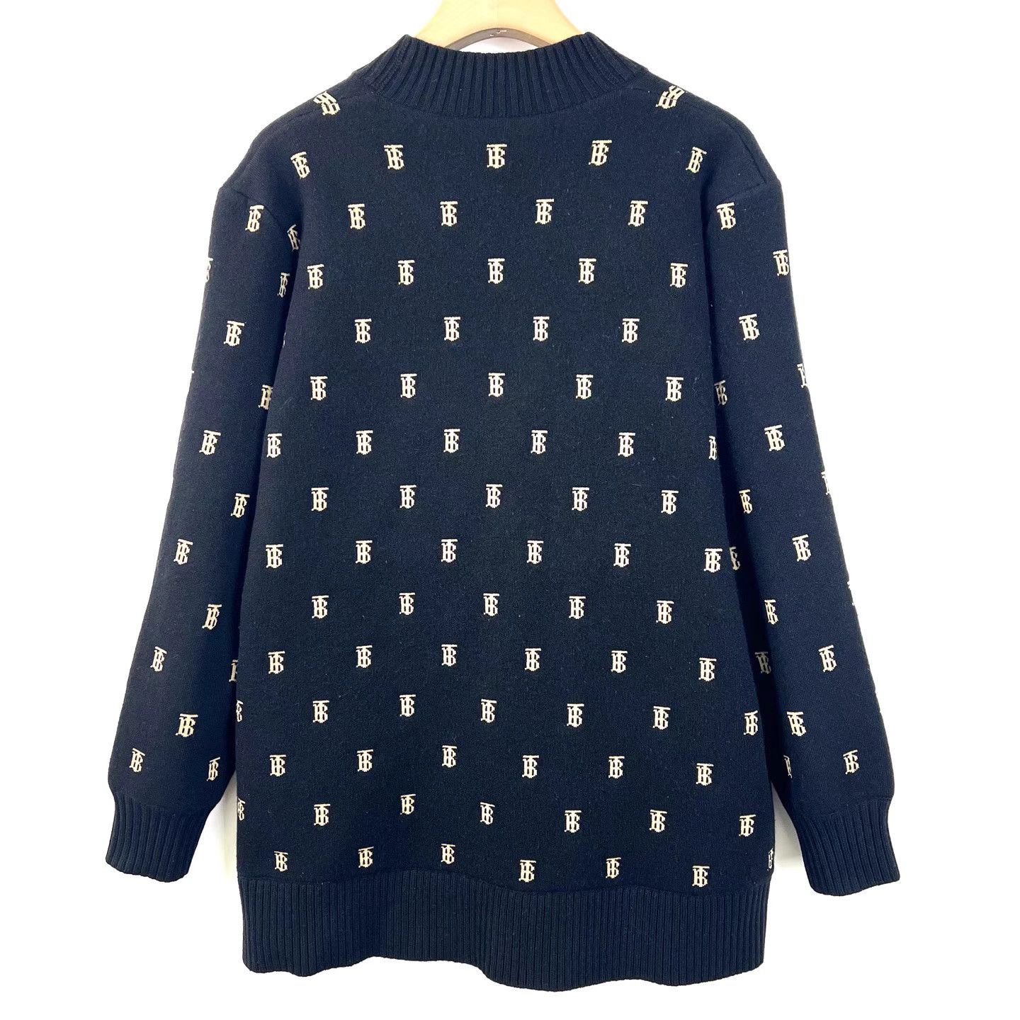 Burberry Burberry All-Over TB Logo Knit Cardigan K12 Size US L / EU 52-54 / 3 - 3 Thumbnail