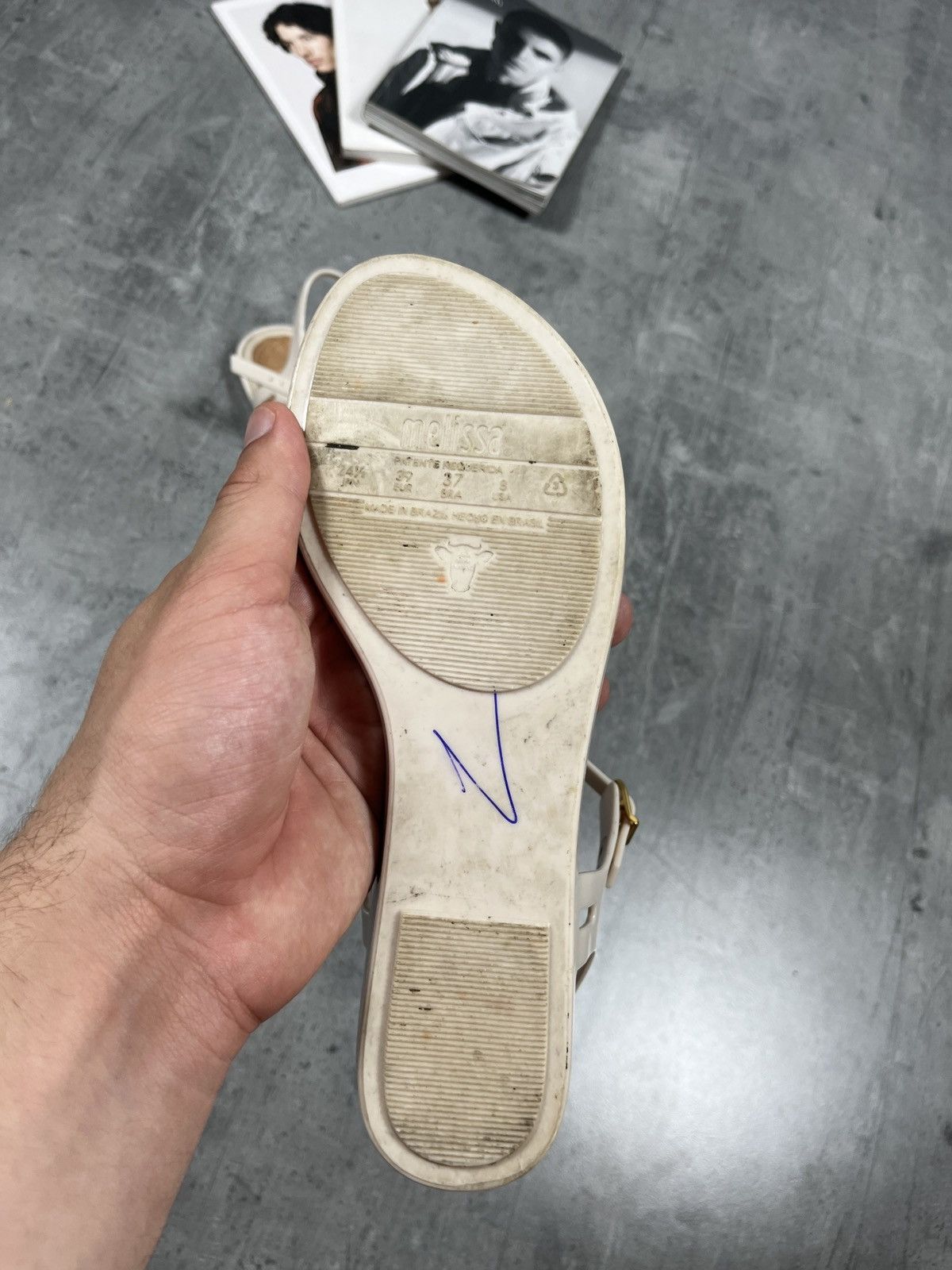Vivienne Westwood VIVIENNE WESTWOOD Anglomania Melissa Flip Flop Sandal Size US 6 / EU 39 - 4 Thumbnail
