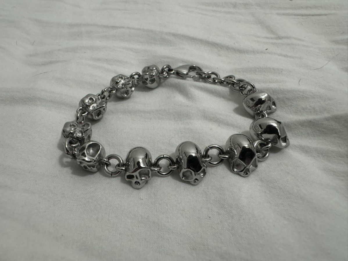 Jewelry Hard Jewelry 10 stages of addiction skull bracelet | Grailed