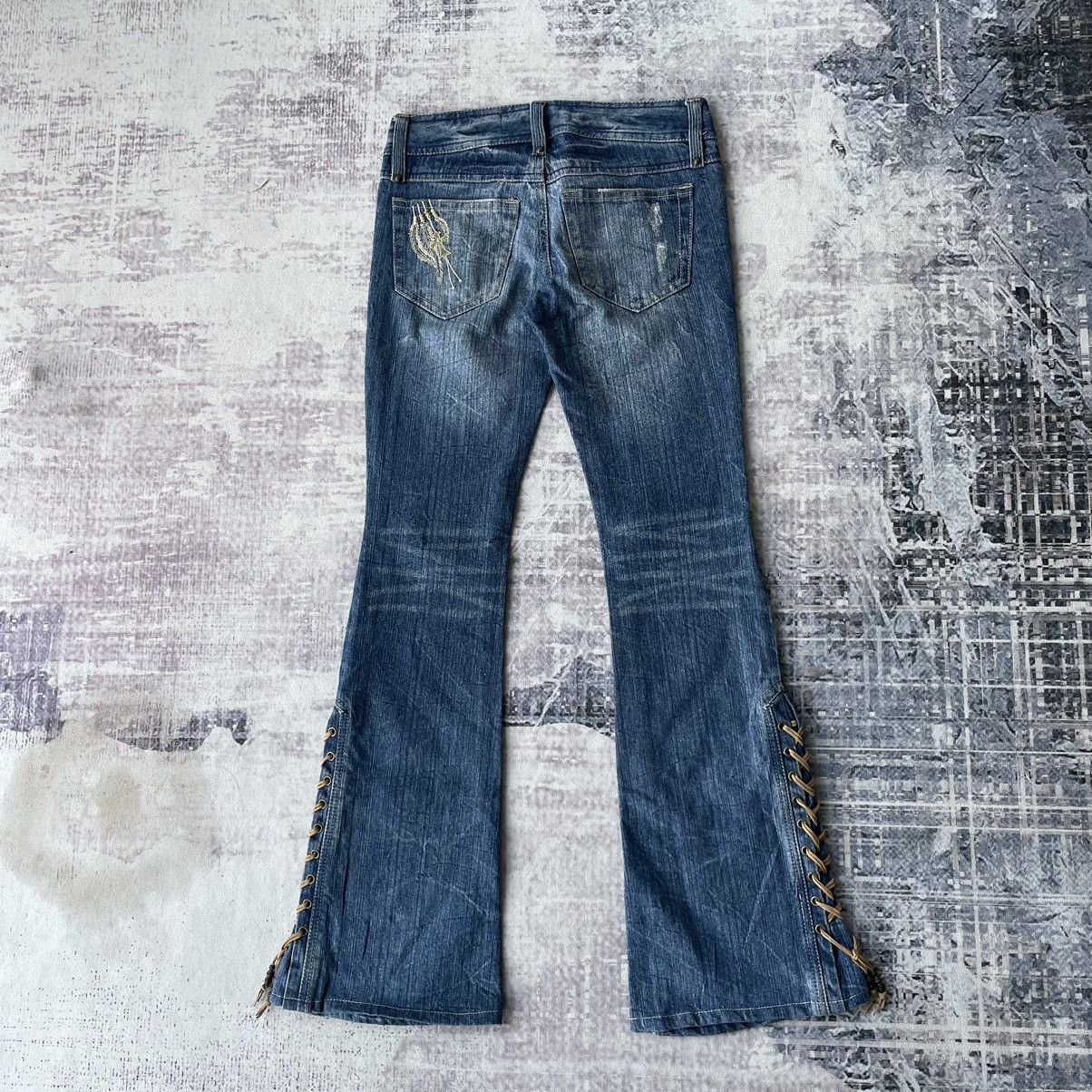 Beauty Beast Vintage Cook Jeans Spiral Cut Flare LGB Style Jeans Size US 28 / EU 44 - 2 Thumbnail