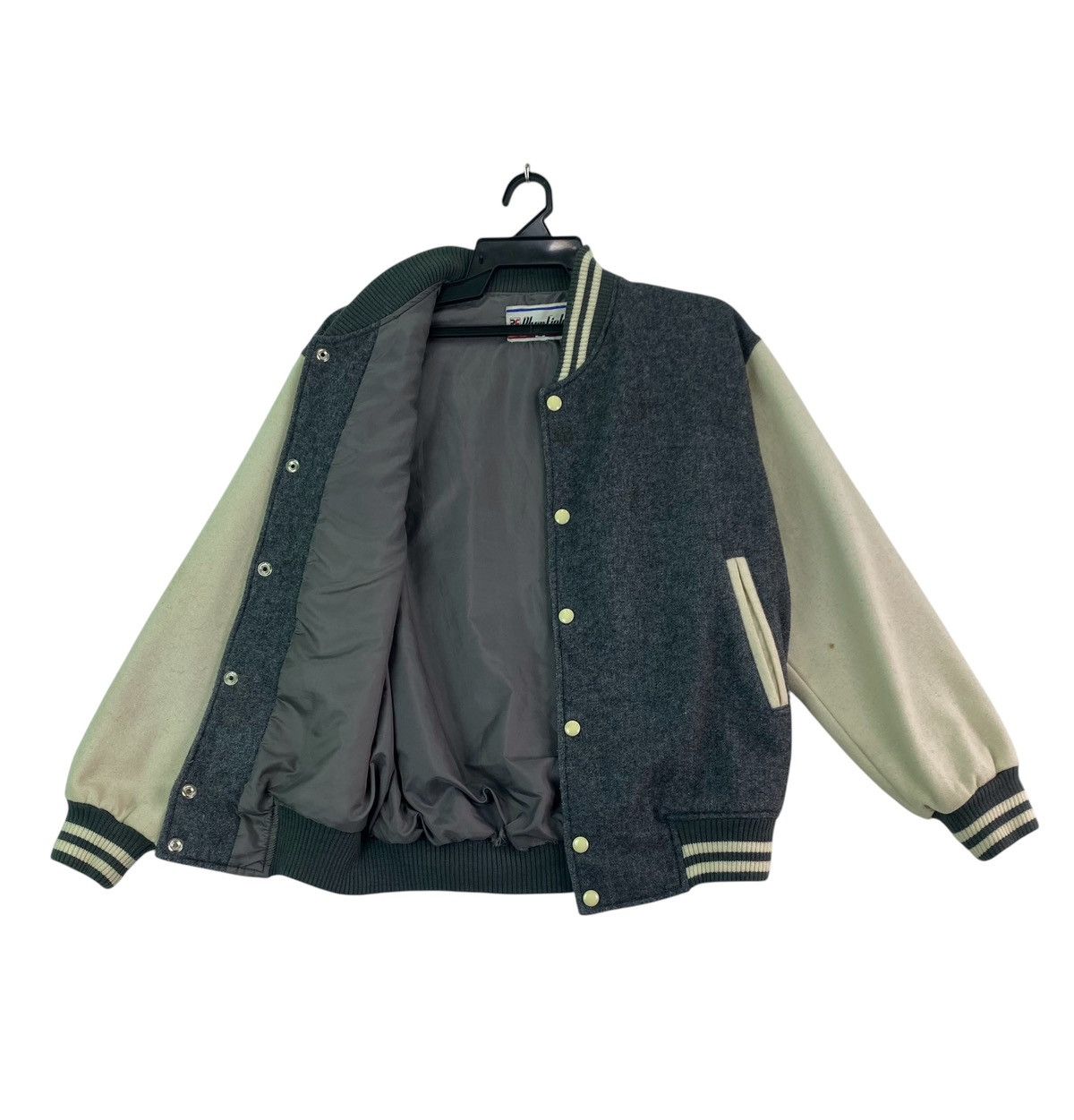Vintage Vtg 90s Plumfield varsity jacket Size US L / EU 52-54 / 3 - 3 Thumbnail