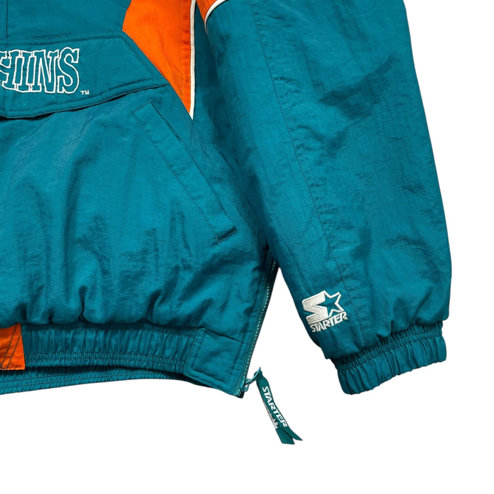 NFL VTG 90s MIAMI DOLPHINS STARTER PRO LINE PUFFER JACKET Size US XXL / EU 58 / 5 - 5 Thumbnail