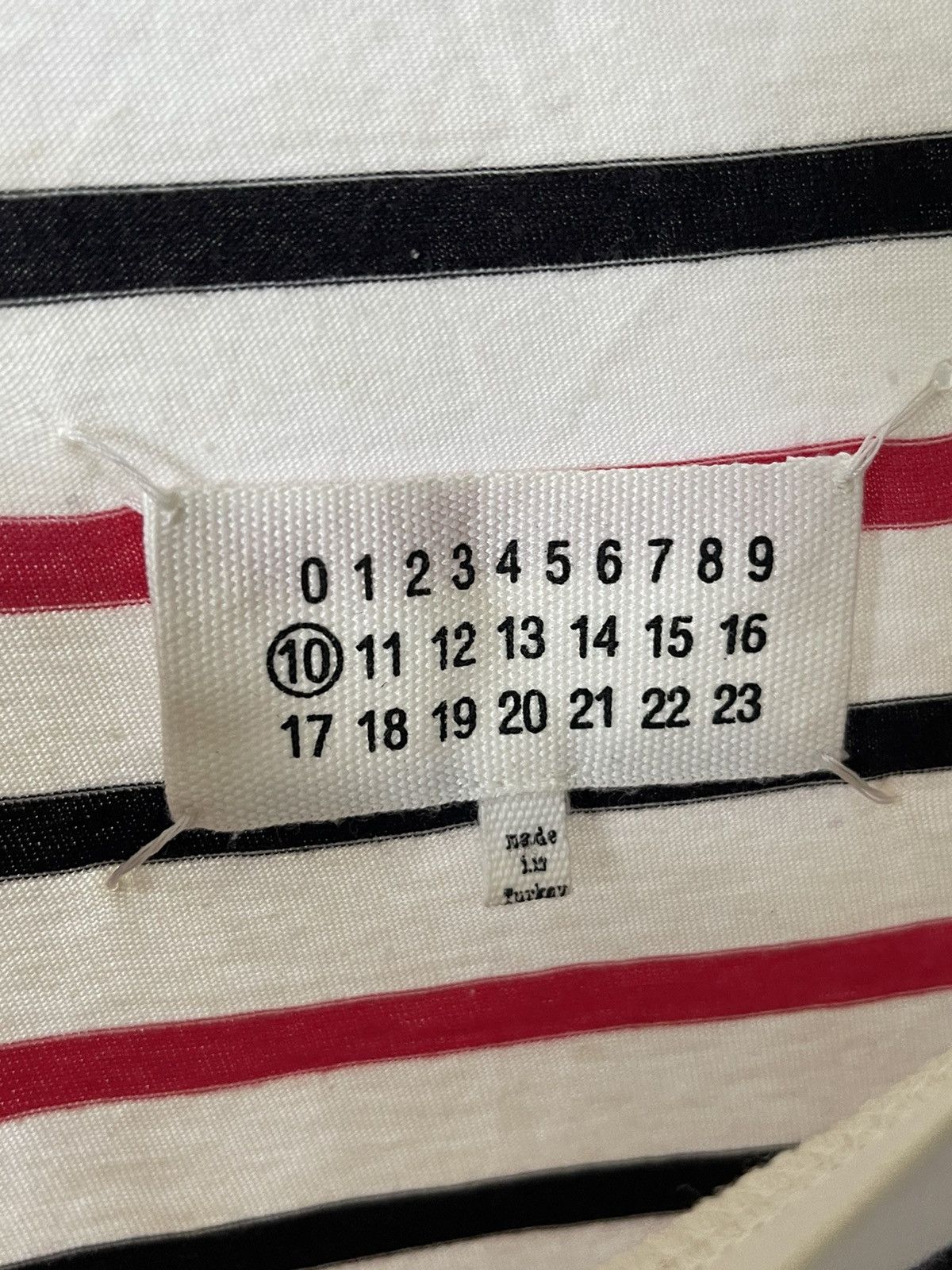 Maison Margiela MM10 Maison Margiela Stripe Tee Size US S / EU 44-46 / 1 - 5 Thumbnail