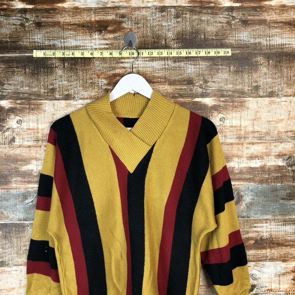 Vintage Japanese Brand Yellow Knitwear #A1634 Size M / US 6-8 / IT 42-44 - 2 Thumbnail