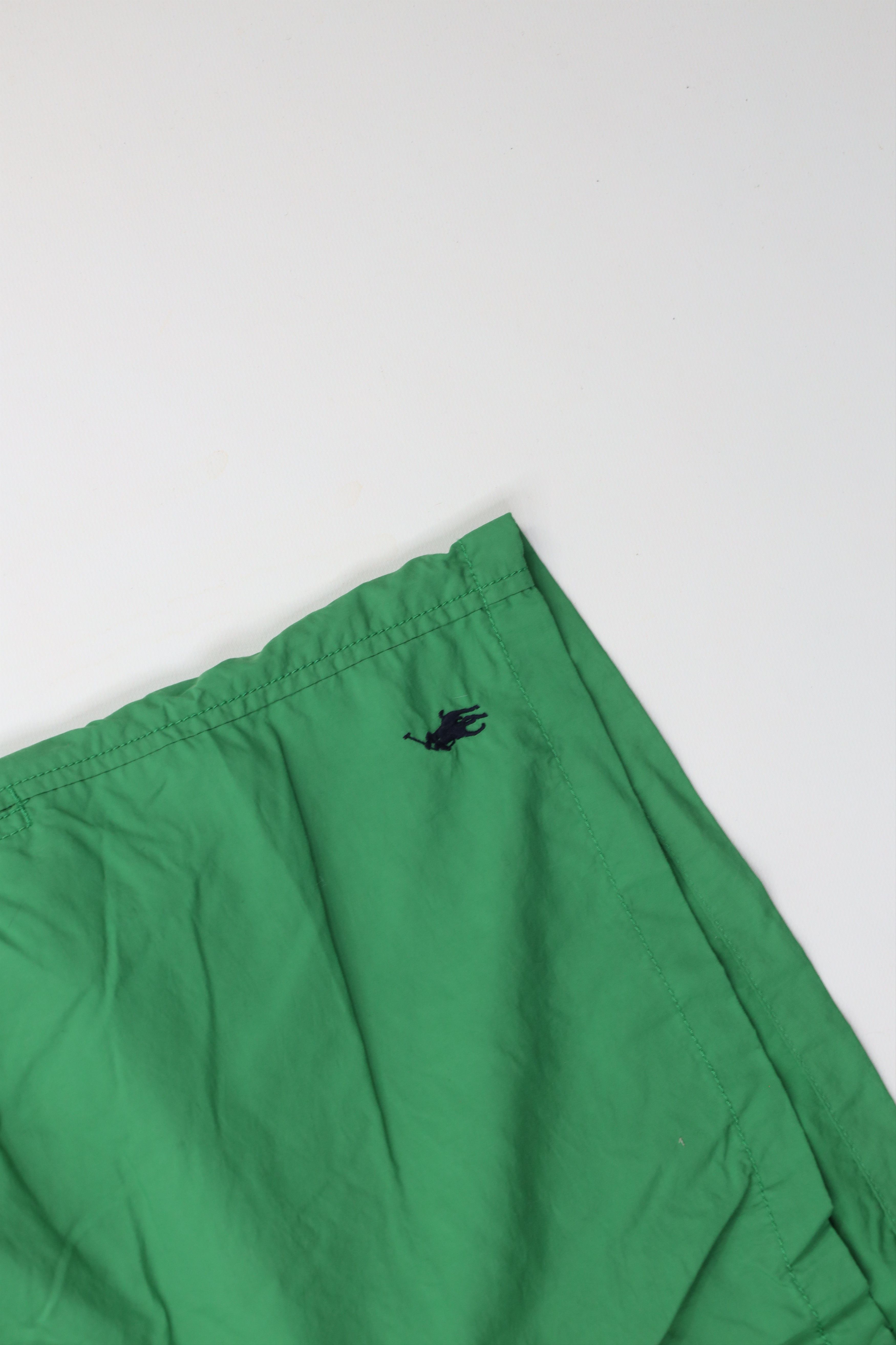 Ralph Lauren × Vintage Vintage 90s Ralph Lauren Knee Shorts Swim Trunks Green Size US 32 / EU 48 - 4 Thumbnail
