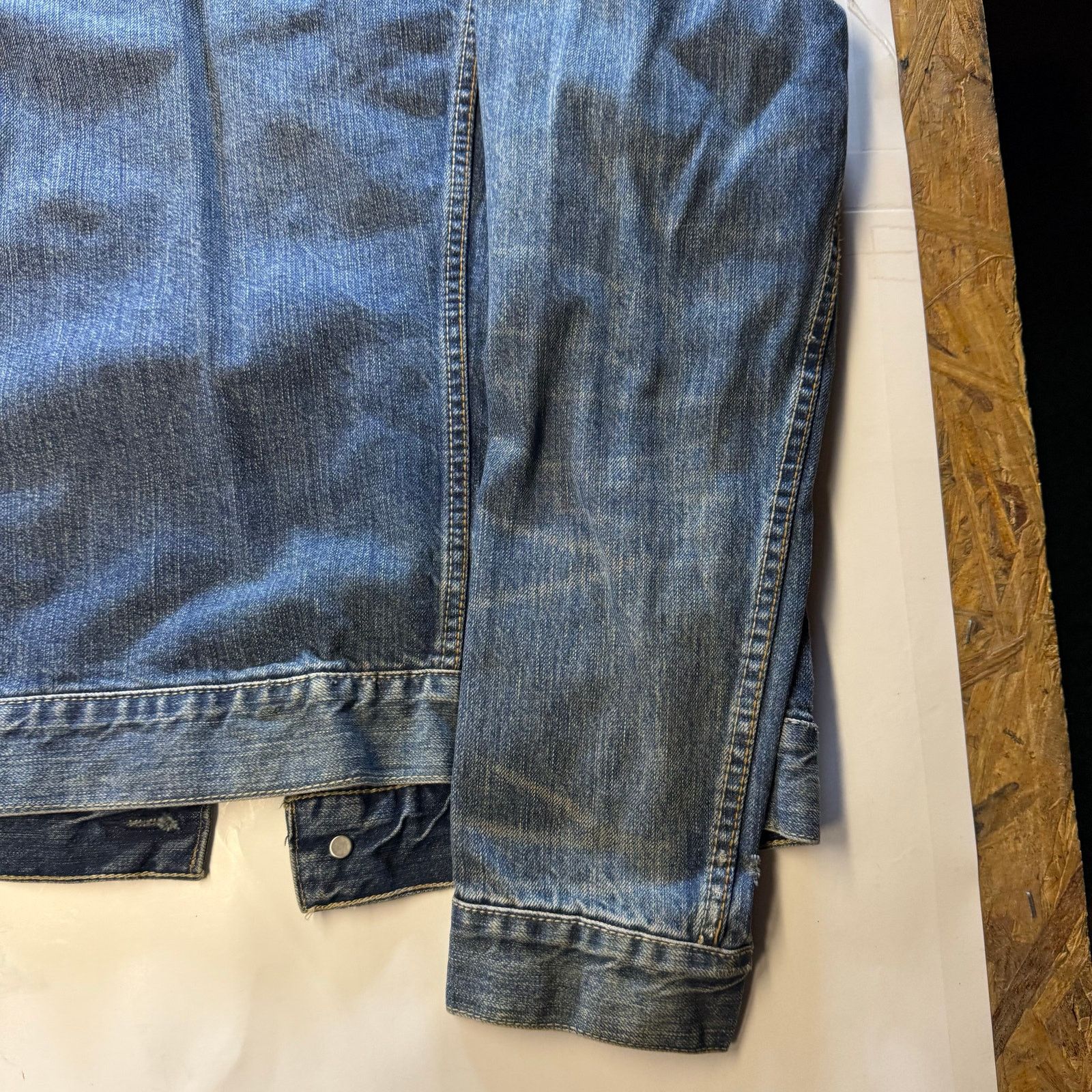 Levi's Levi's 70589 Trucker Denim Blue Jean Jacket Mens Size M Size US M / EU 48-50 / 2 - 9 Thumbnail