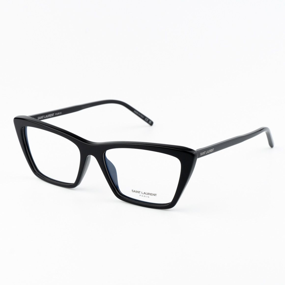 Saint Laurent Paris NEW Saint Laurent SL737 Mica 001 Cat Eye Unisex Eyeglasses Size ONE SIZE - 4 Thumbnail