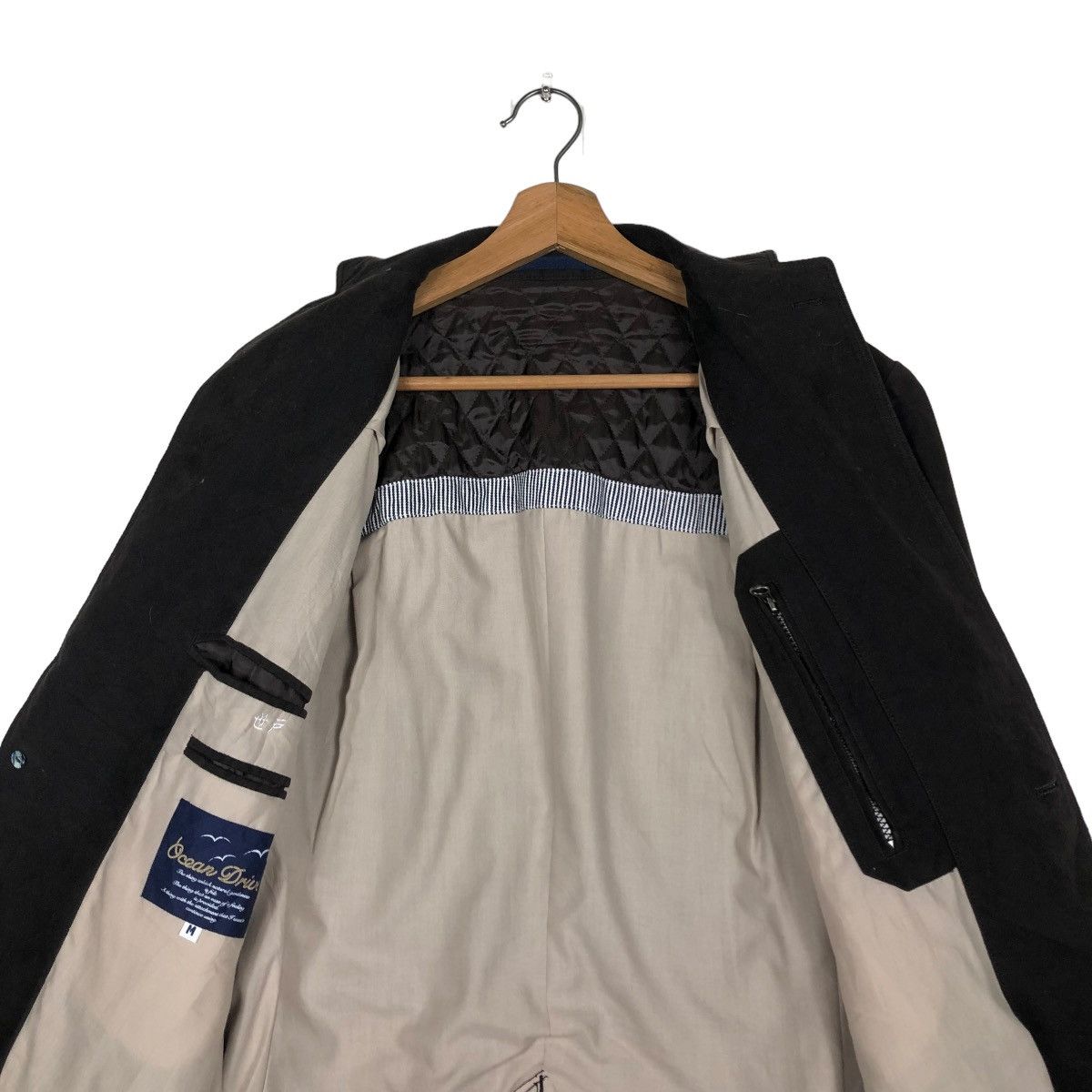 Blue Blue Japan 🔥WORK CHORE JACKET BIKER OCEAN BLUE ISSEY MIYAKE Size US M / EU 48-50 / 2 - 12 Thumbnail