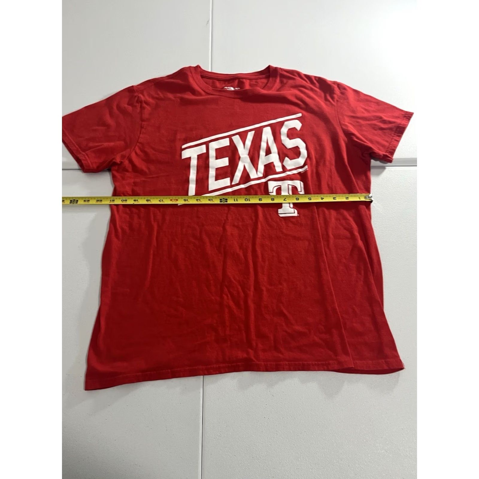 MLB Texas Ranger Men T Shirt Large MLB Red Shirt Men Large Red Texas Ranger Logo Shirt Size US L / EU 52-54 / 3 - 4 Thumbnail