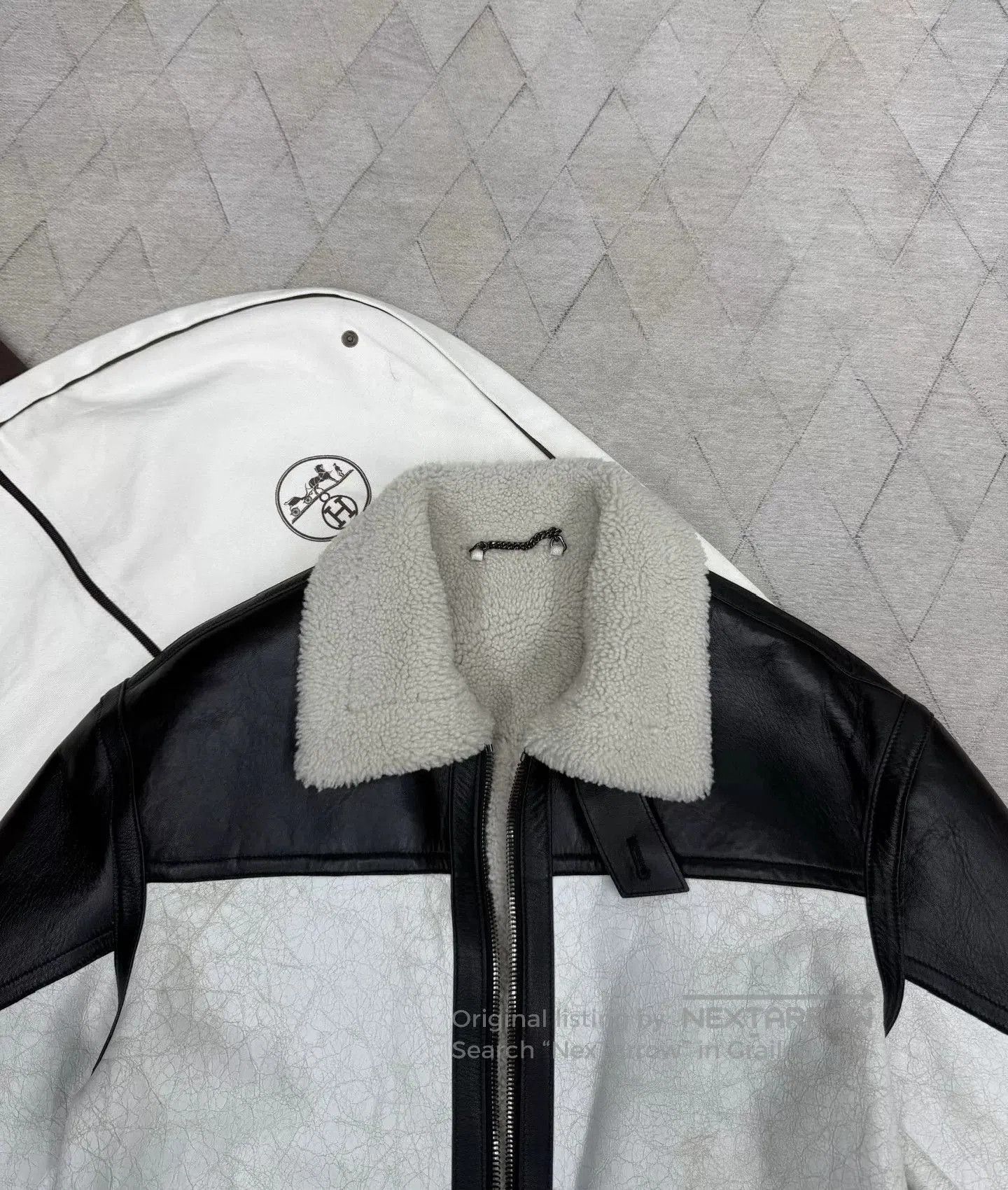 Neil Barrett Neil Barrett Color Block Shearling Jacket. Size US M / EU 48-50 / 2 - 2 Thumbnail