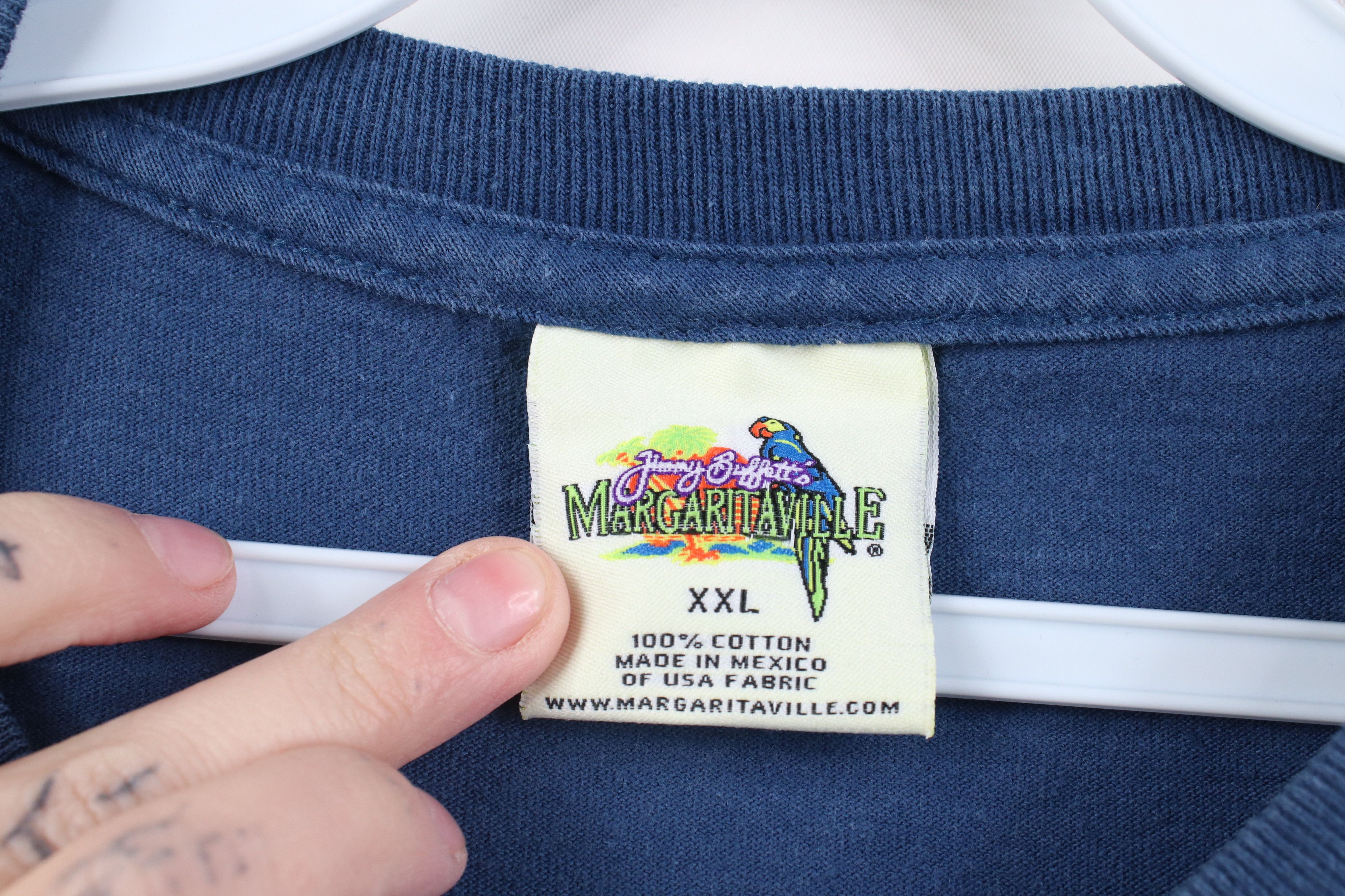 Vintage Vintage Y2K Jimmy Buffett Margaritaville Las Vegas T-Shirt Size US XXL / EU 58 / 5 - 8 Thumbnail