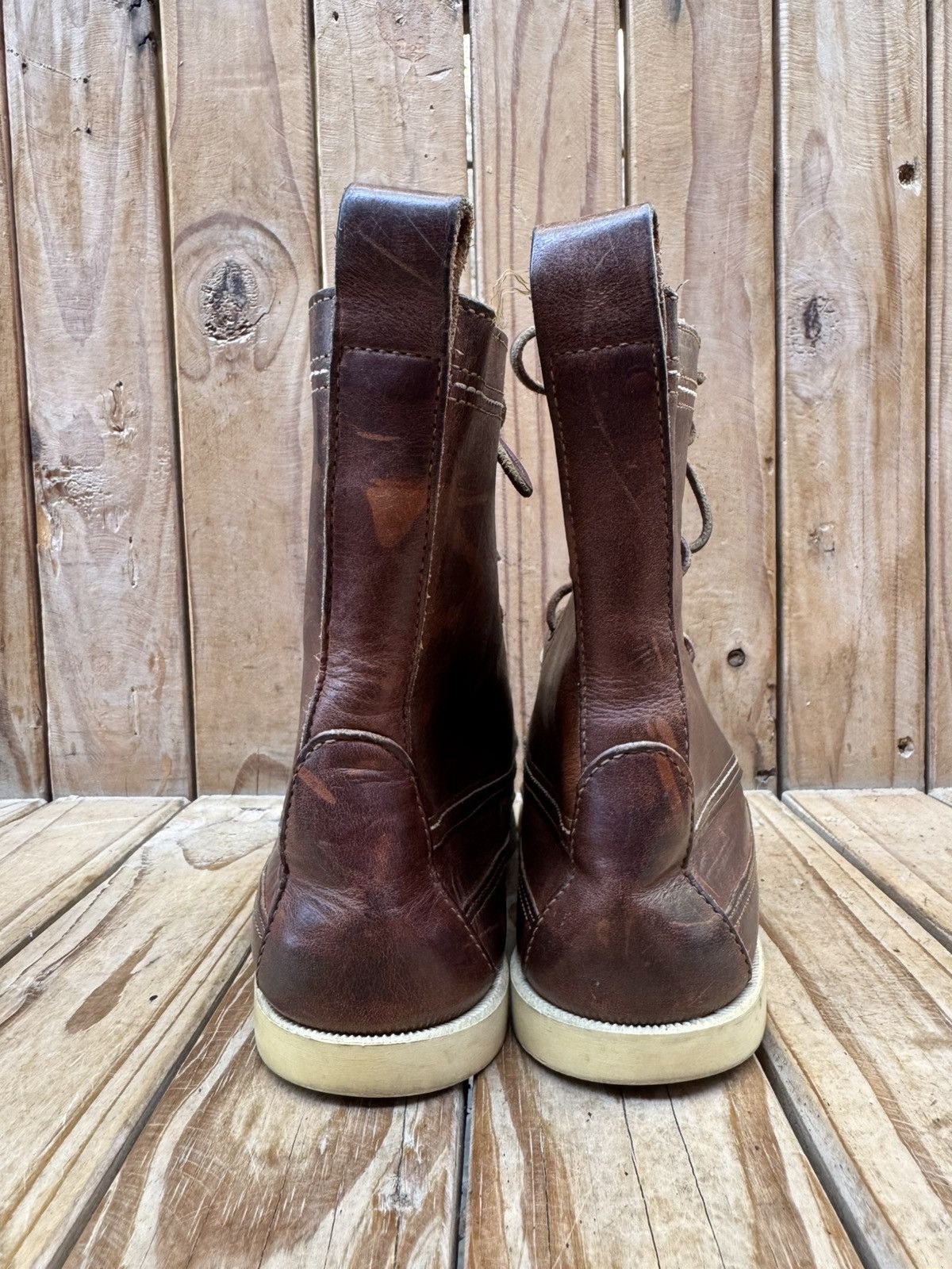 Red Wing Red Wing For J.Crew brown wabasha leather boots US 5 E UK 4 Size US 5 / EU 37 - 8 Thumbnail