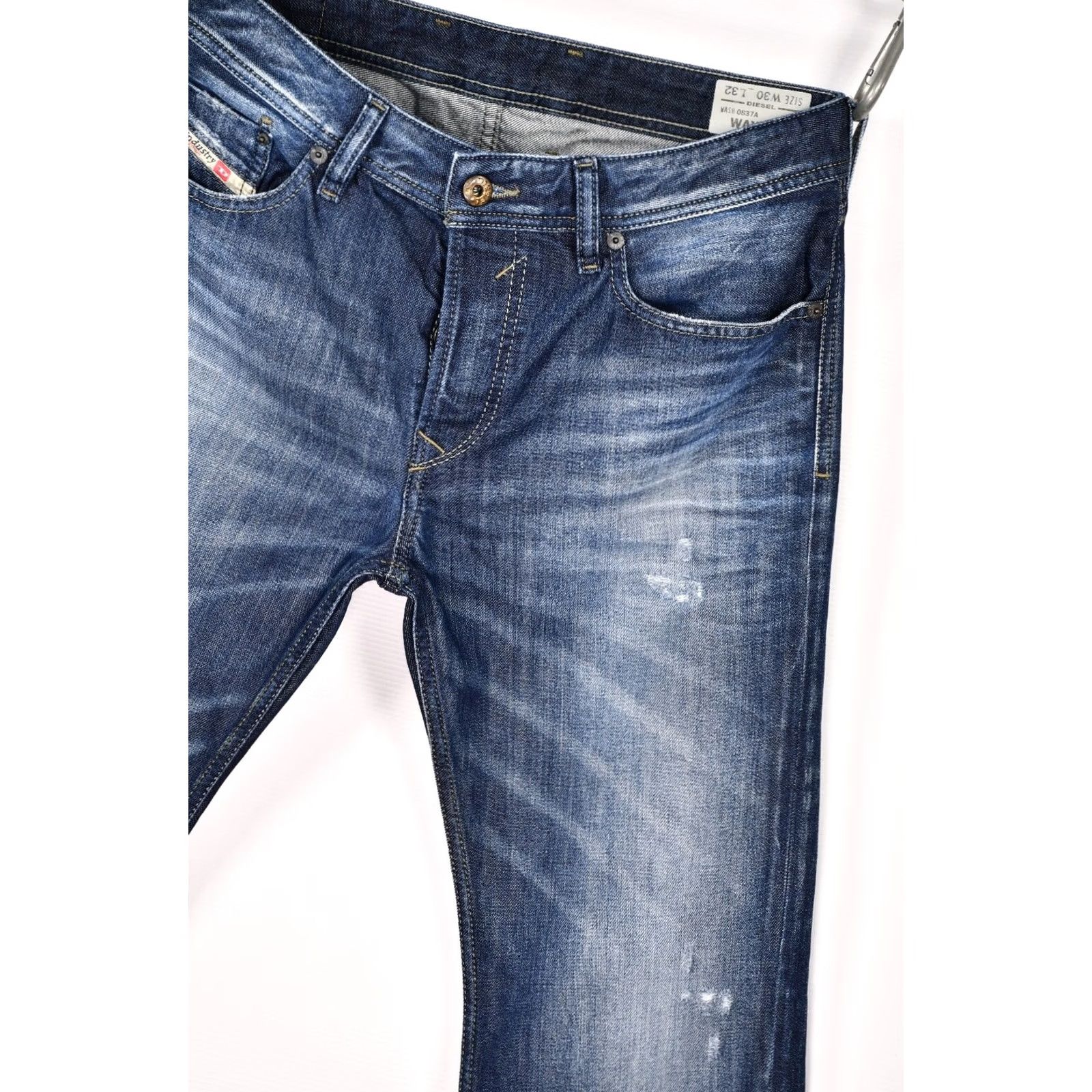 Diesel DIESEL Waykee 0837A Regular Straight Jeans Men Blue W30 L32 Size US 30 / EU 46 - 5 Thumbnail