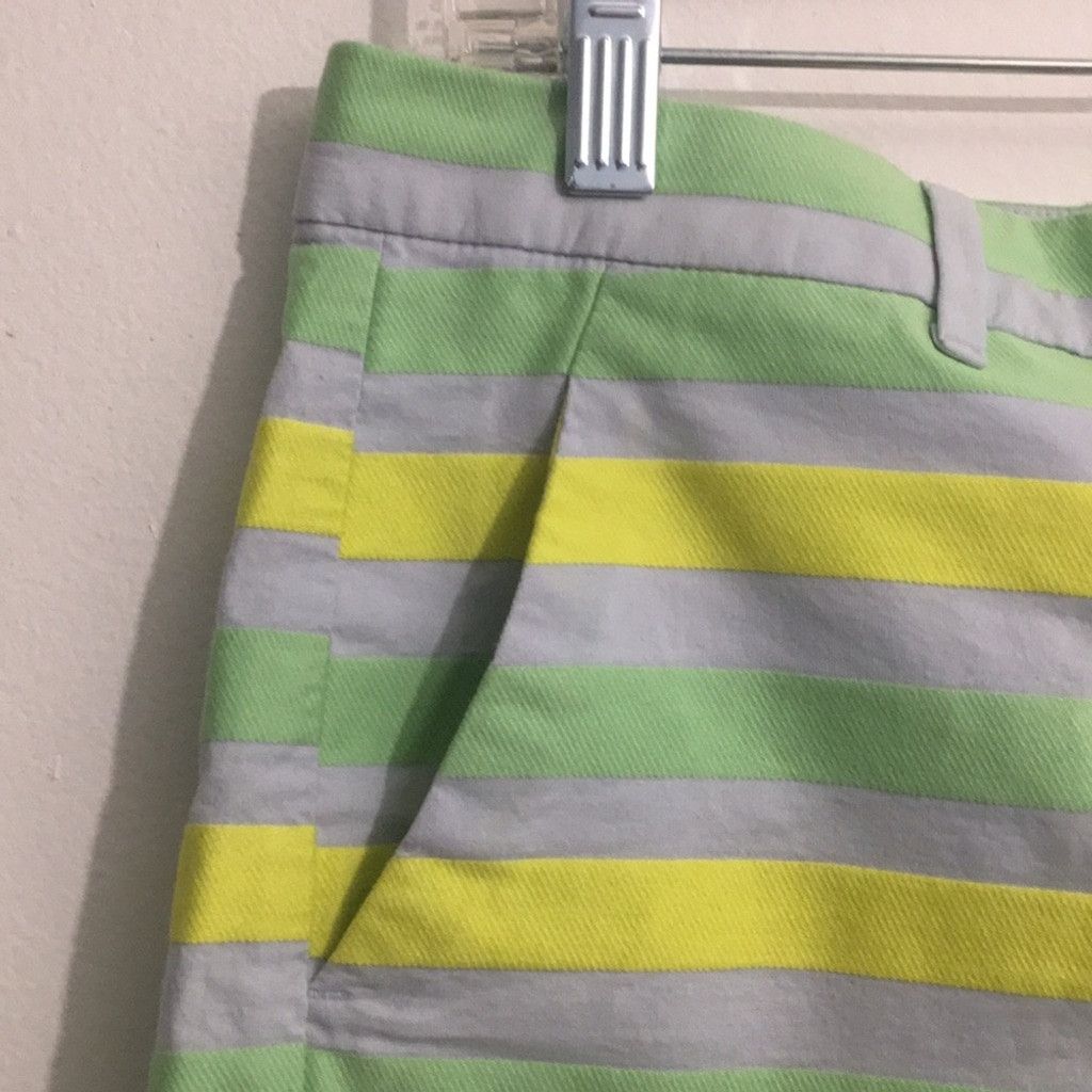 Gap Gap Green and Yellow Striped Stretch Jeans: Size 4 Size 27" / US 4 / IT 40 - 3 Thumbnail