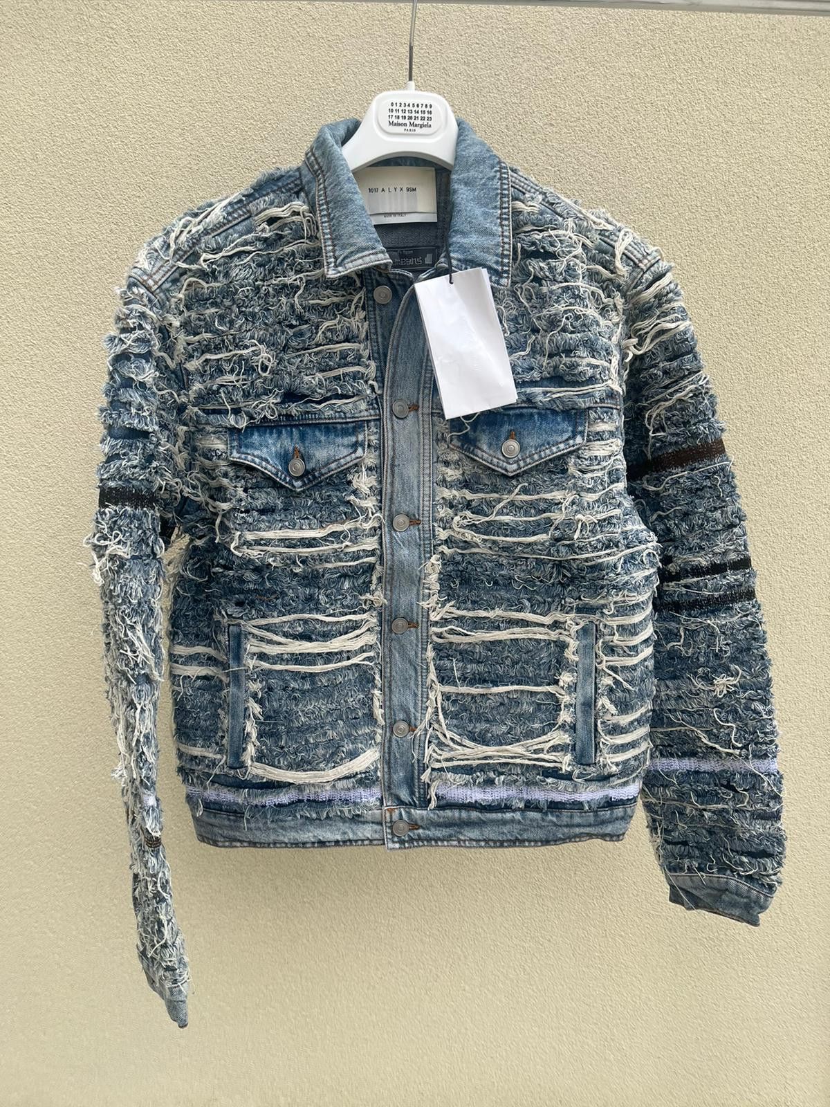 Alyx × Blackmeans Distressed Denim Jacket in Blue Size US L / EU 52-54 / 3 - 3 Thumbnail