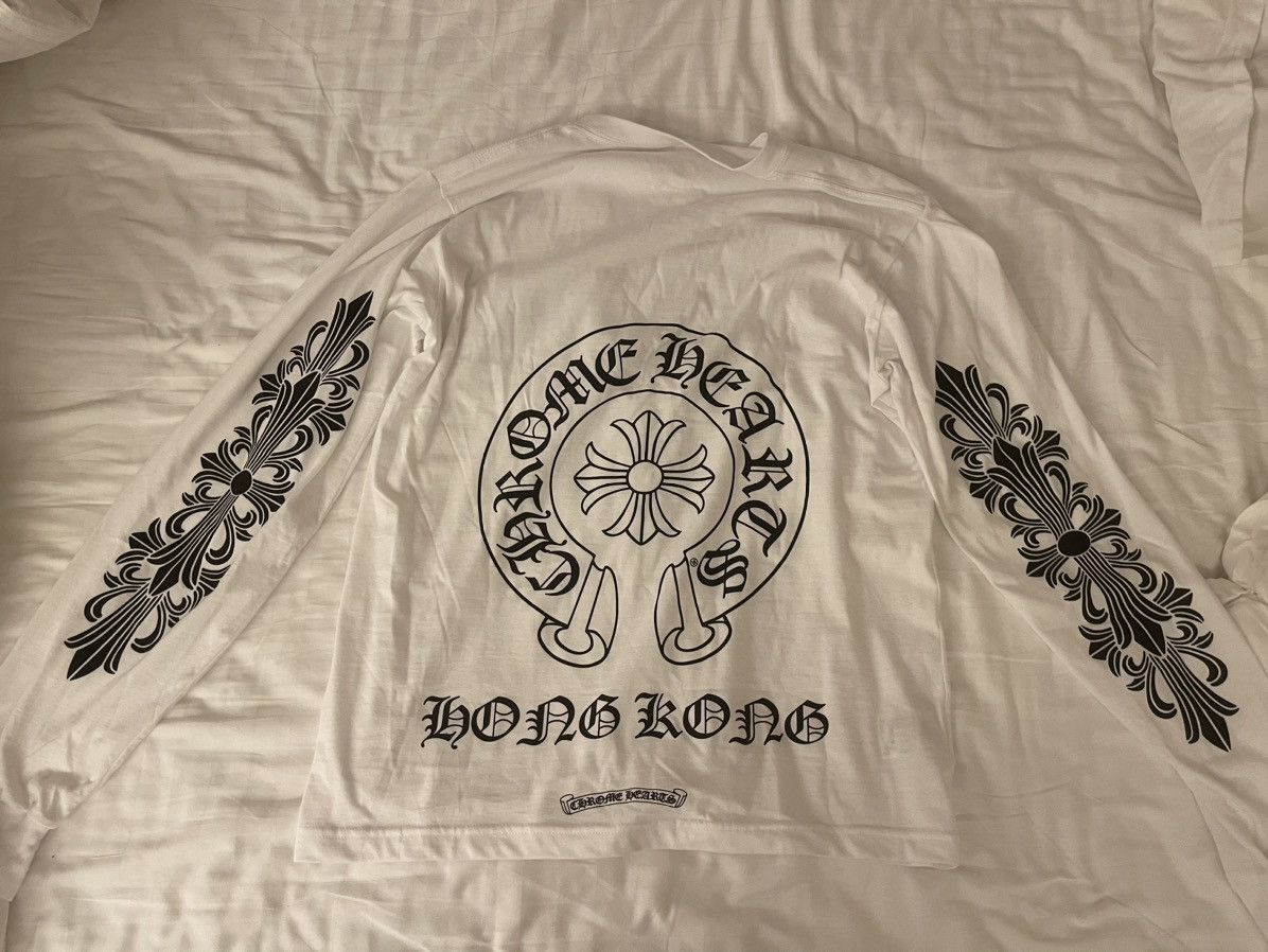 Chrome Hearts 🚨🚨SOLD🚨🚨— Brand New Hong Kong Exclusive Longsleeve Size US L / EU 52-54 / 3 - 2 Thumbnail