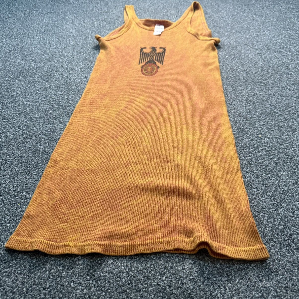 Vintage 🔥🔥 Vintage East Germany Tank Top Shirt Coats of Arms Germany Size US S / EU 44-46 / 1 - 3 Thumbnail