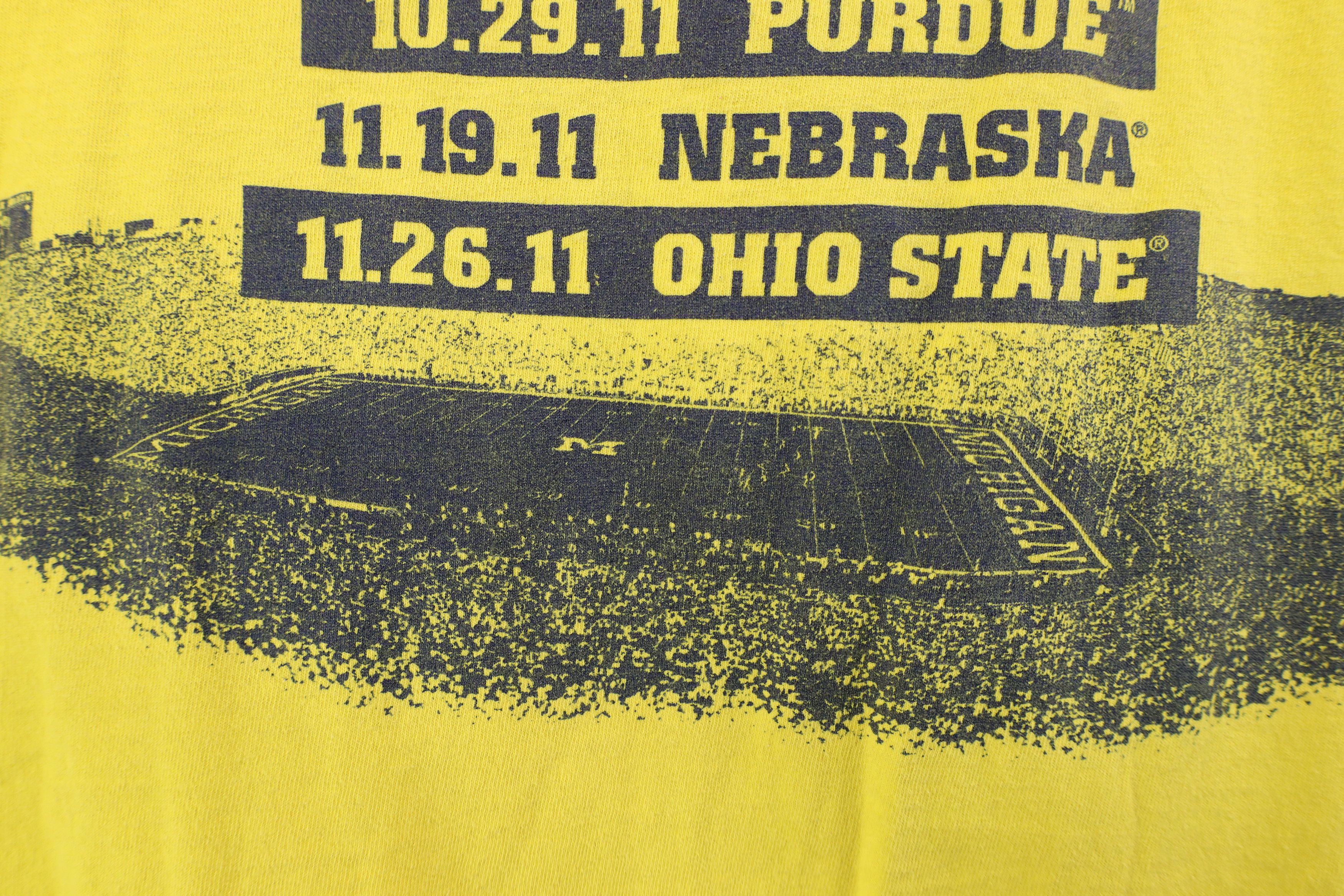 Adidas Adidas University of Michigan Football T-Shirt Maize Cotton Size US S / EU 44-46 / 1 - 12 Thumbnail