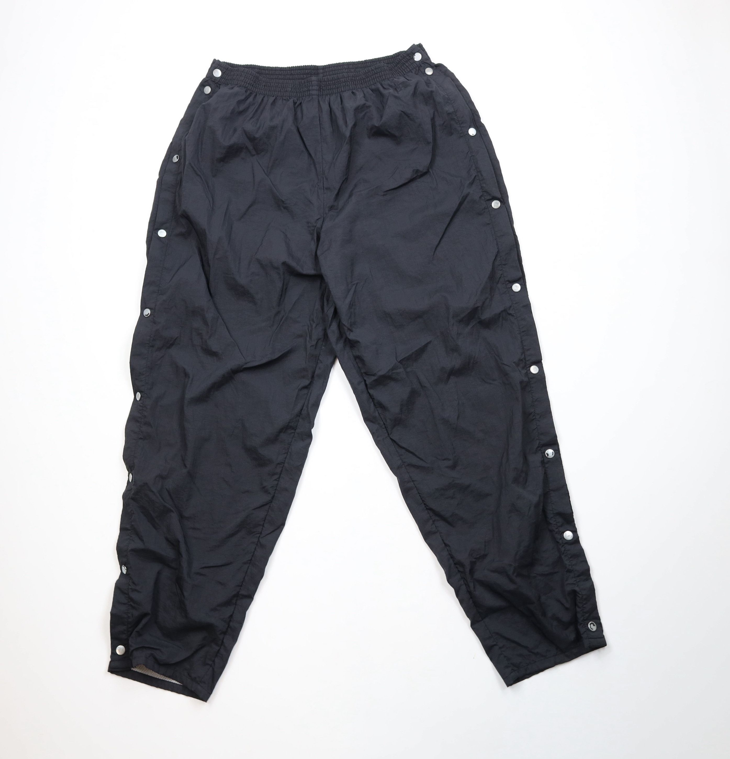 Russell Athletic × Vintage Vintage 90s Russell Athletic Windbreaker Pants Black USA Size US 38 / EU 54 - 1 Thumbnail