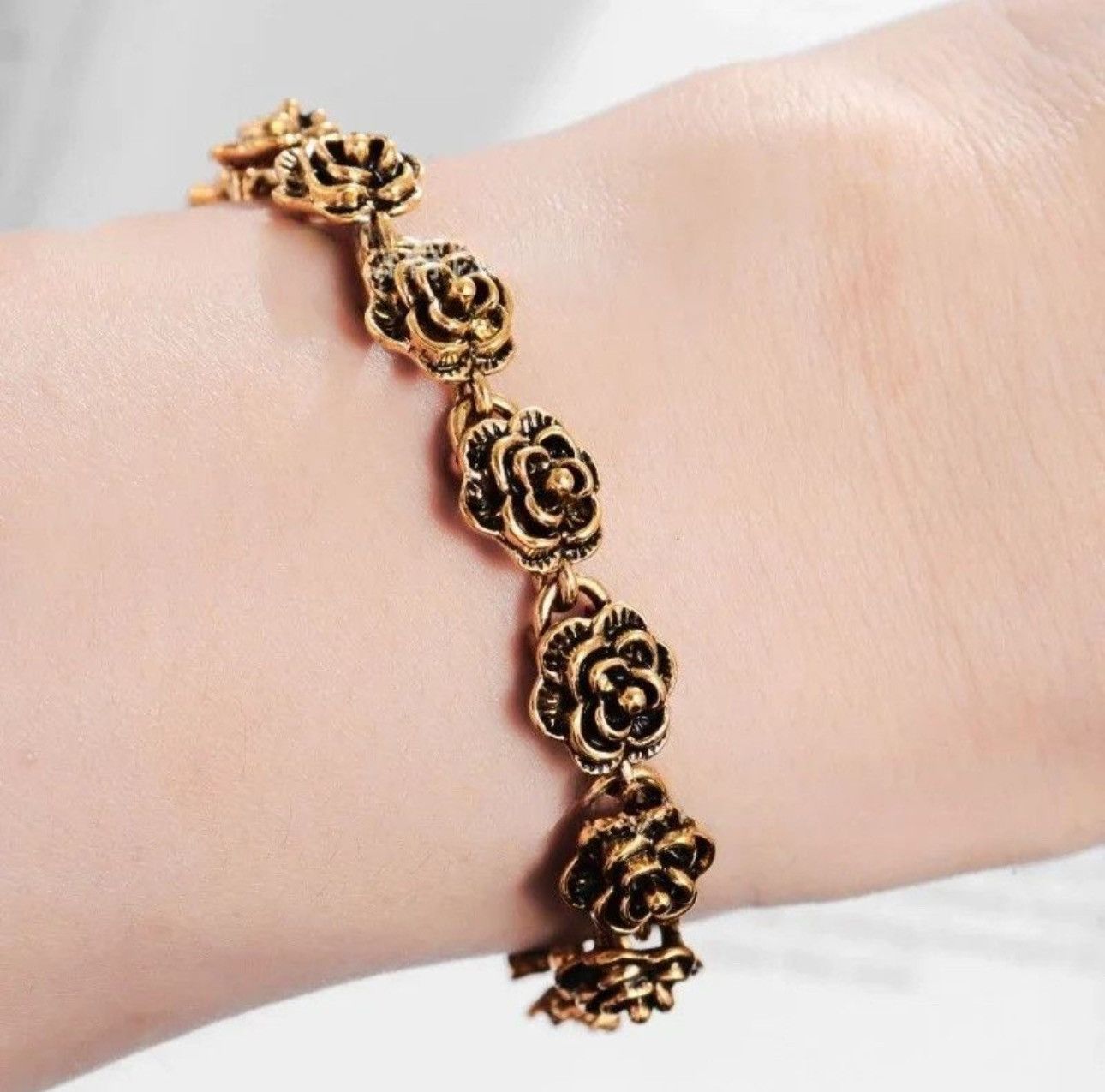 Japanese Brand × Vintage 18cm Y2K Rose Bracelet Size ONE SIZE - 1 Thumbnail