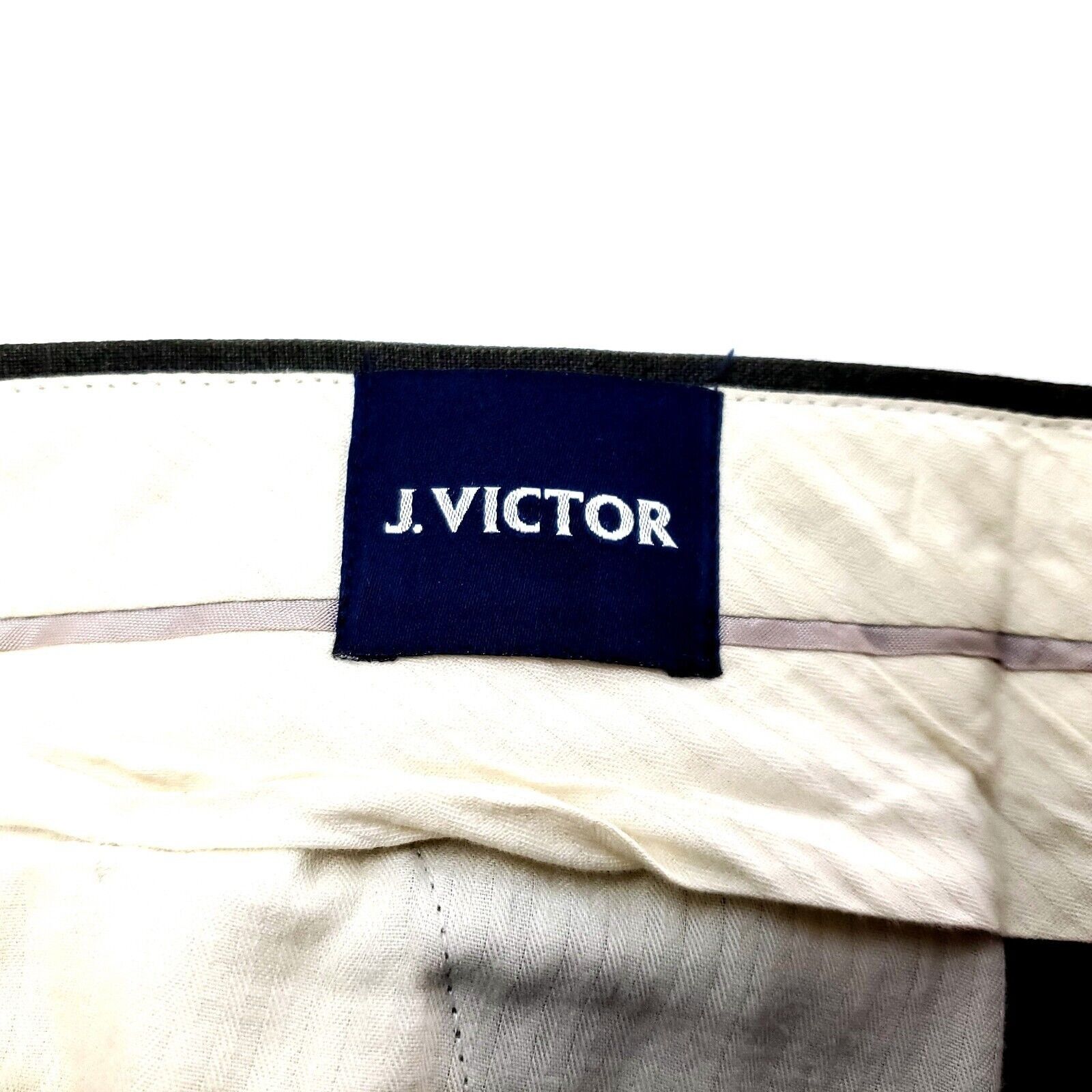 Jack Victor Jack Victor Wool Dress Pants 32/30 Green Check Samson Flat F Size 34R - 3 Thumbnail