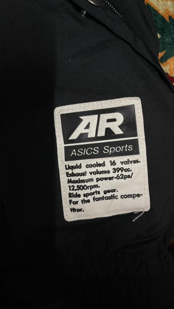 Asics Vintage Asics Racing AR Two Wheel Bomber Jacket Size M Size US M / EU 48-50 / 2 - 5 Thumbnail