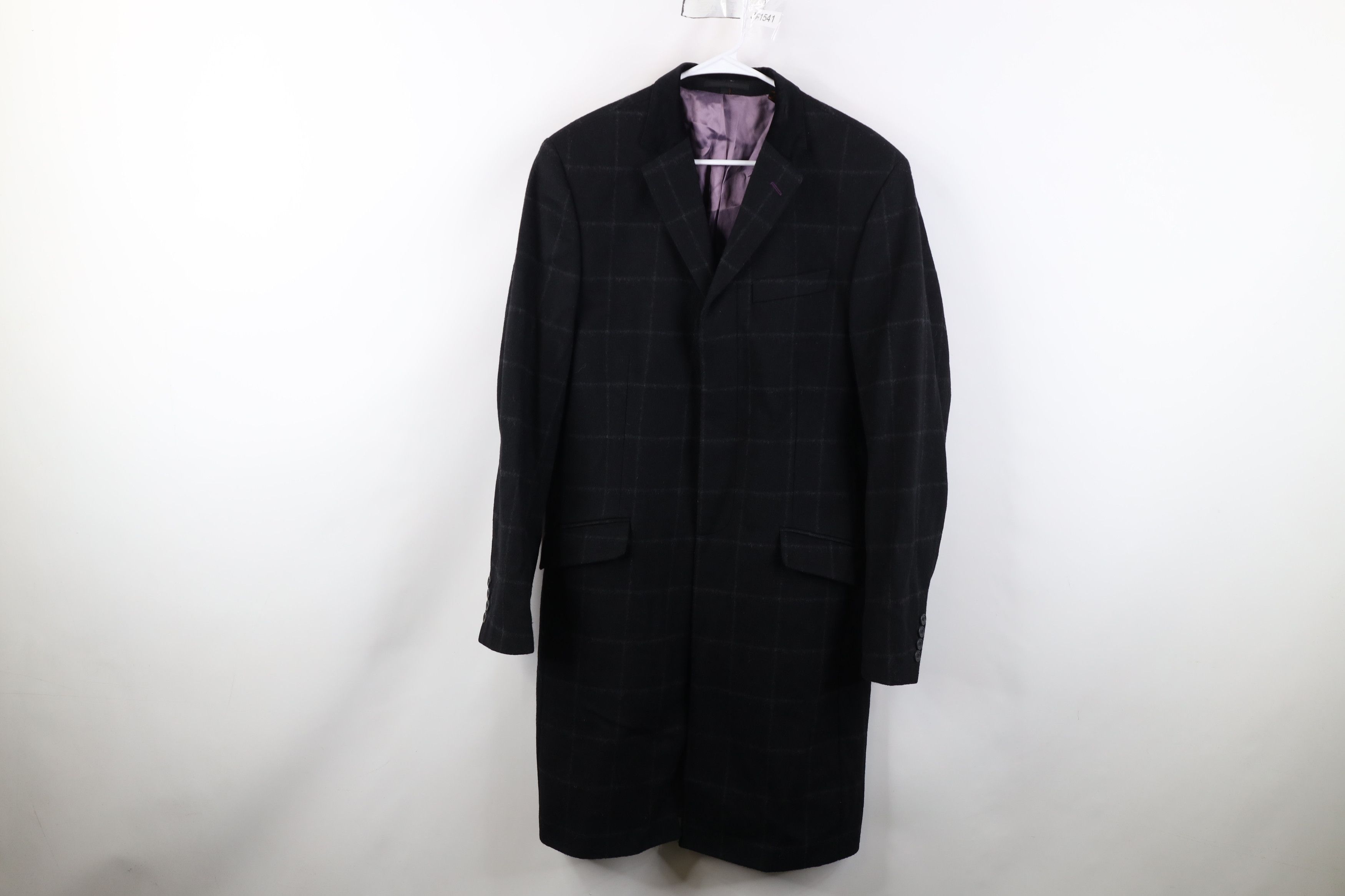 Ben Sherman Ben Sherman Special Brew Wool Cashmere Overcoat Jacket Plaid Size US M / EU 48-50 / 2 - 1 Thumbnail