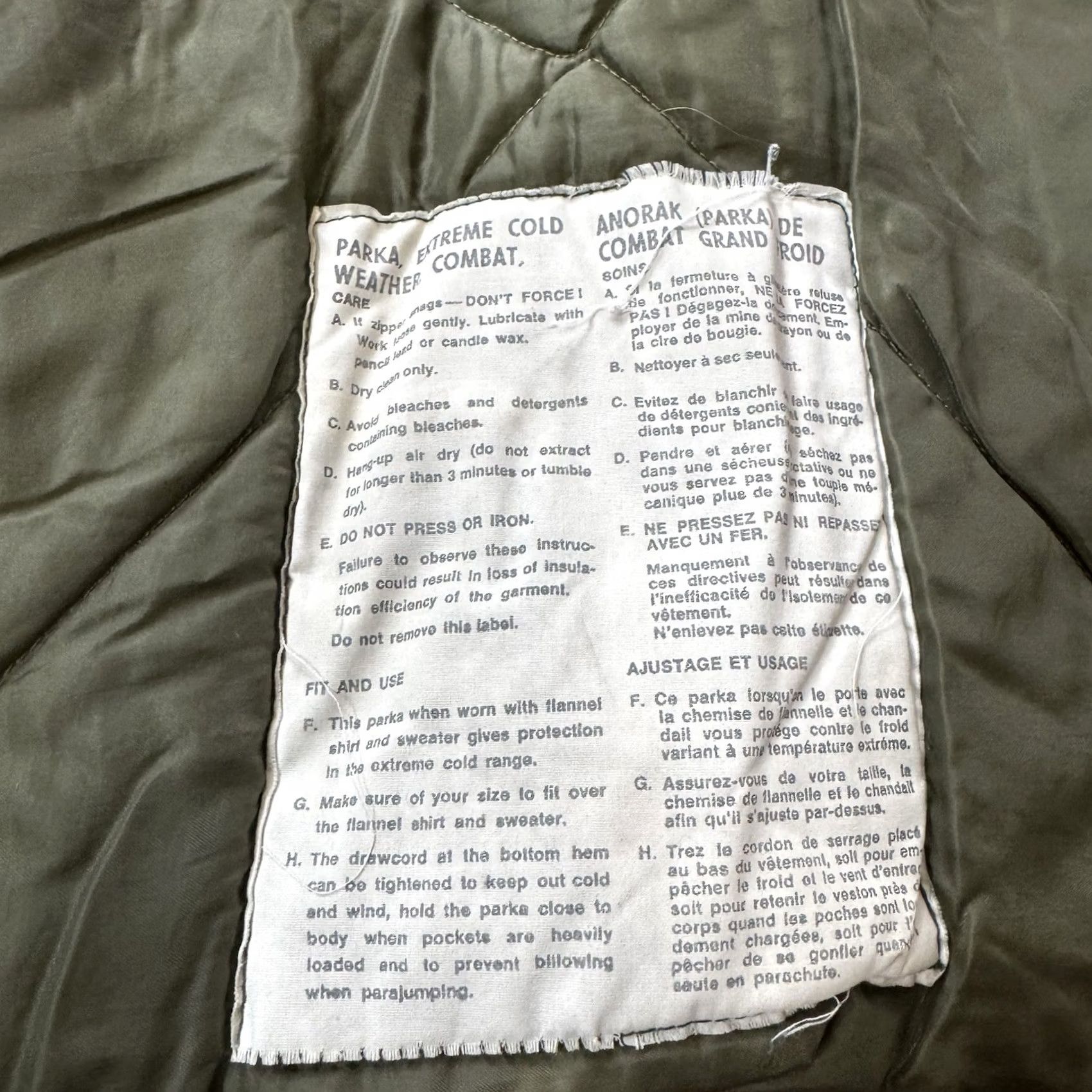Vintage VINTAGE Peerless Garments Extreme Cold Weather Parka Coat Jacket XL Green Men Size US XL / EU 56 / 4 - 7 Thumbnail